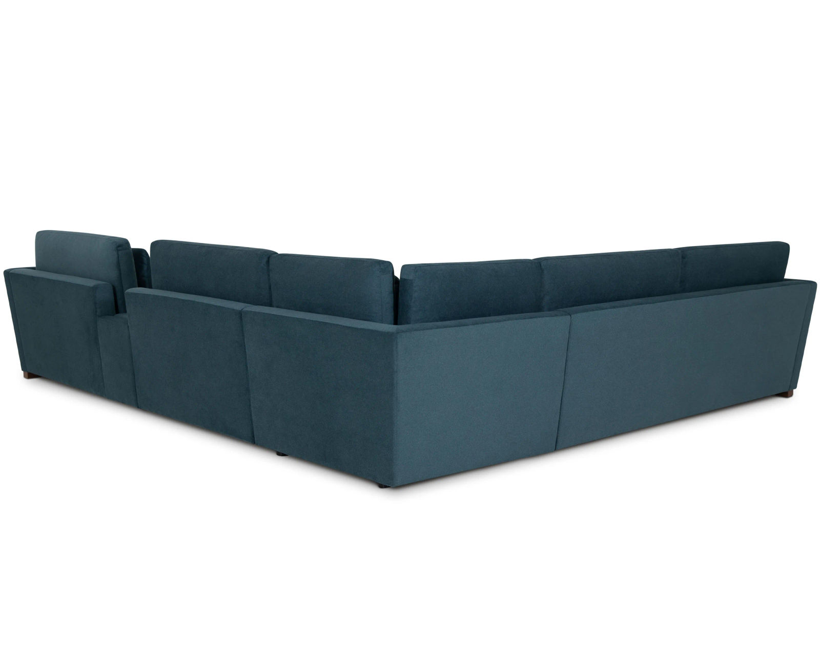 Shea 77646 Stationary Leather Sectional (100+ leathers) - Layout D: Five Piece Sectional 137" x 123"