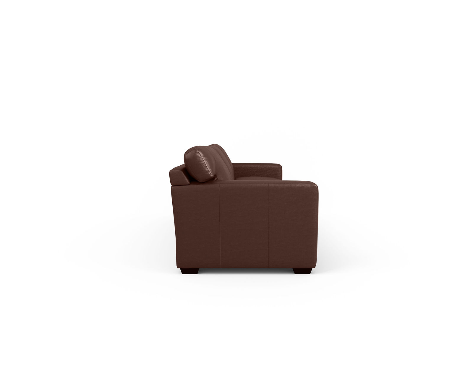 Madison Track Arm Grande 109" Leather Sofa (In Stock)