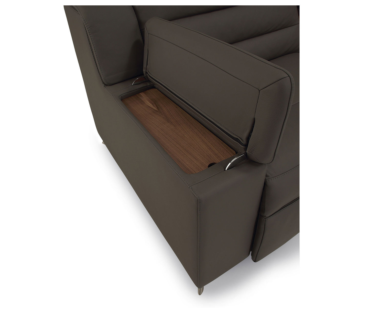 Lotus 44012 Reclining Sectional (+200 colors) - In Arm Storage