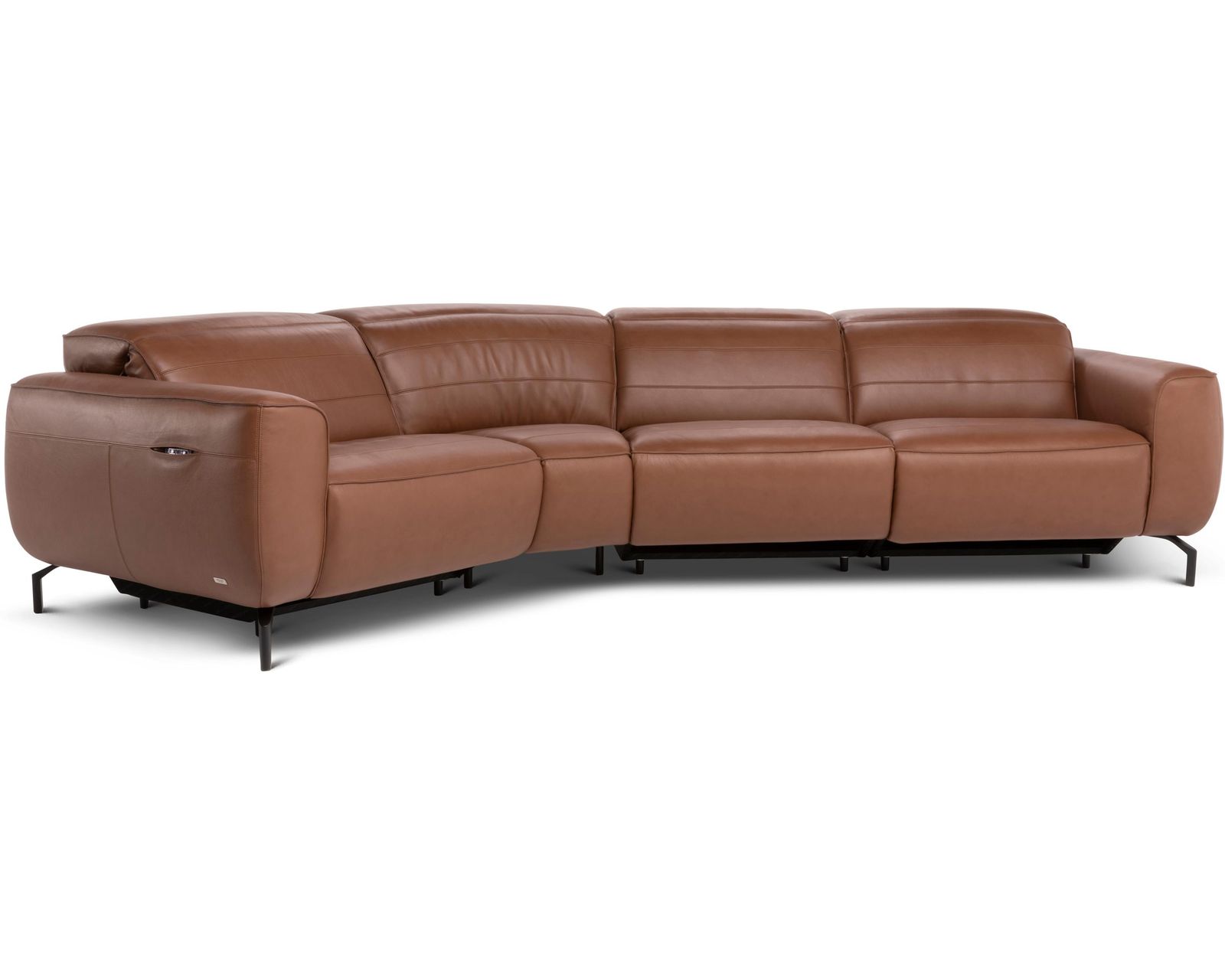 Zenith C320 Power Reclining Sectional (+55 leather)