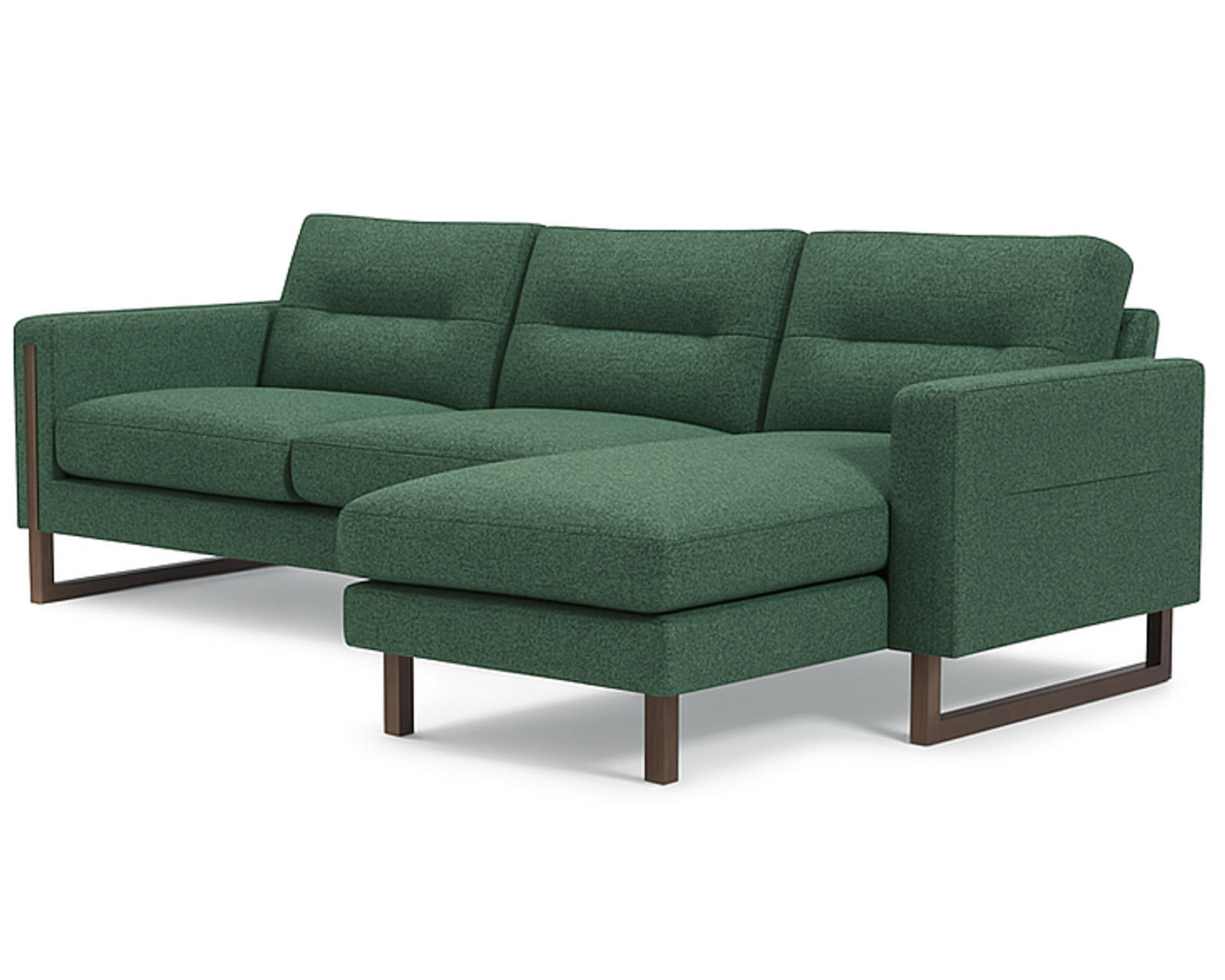 Brookes 77696 Chaise Sectional (+60 fabrics) - Layout A: Two Piece Chaise Sectional 106" x 61"