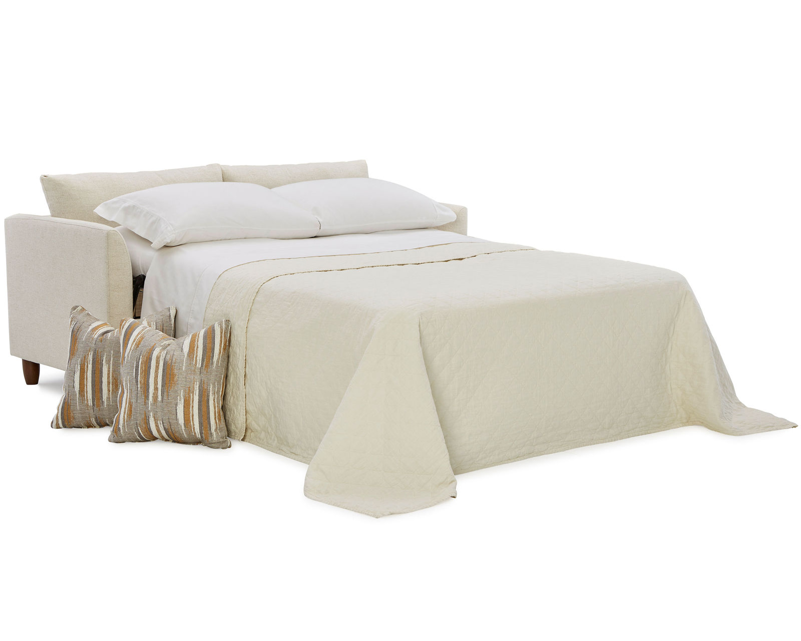 Bayment Twin, Full or Queen Sleeper - Full Size Sleeper in Fabric Sand 20127