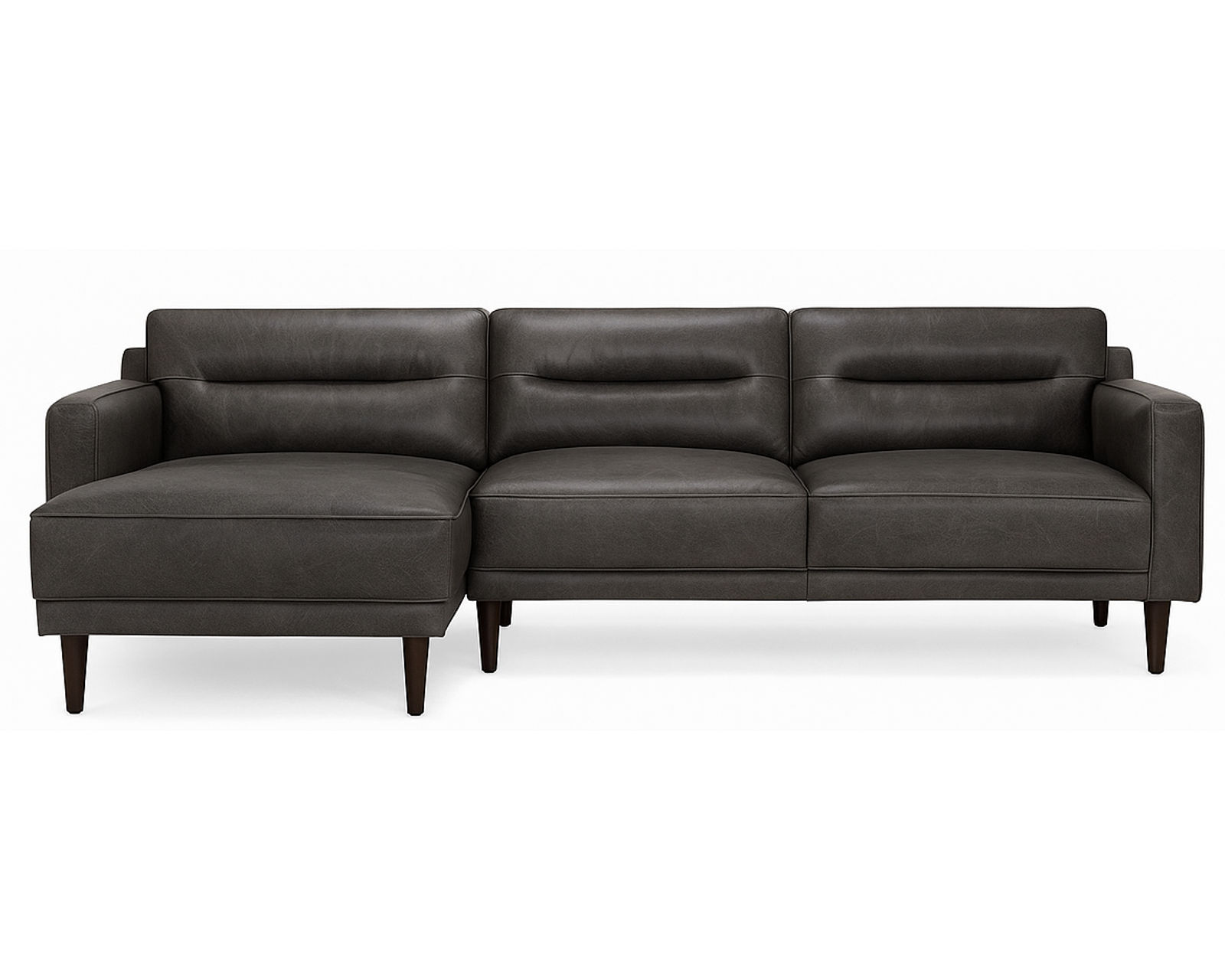Remi 77159 Chaise Sectional (101" x 60") +100 leathers - Layout B:  Two Piece Sectional 60" x 101"