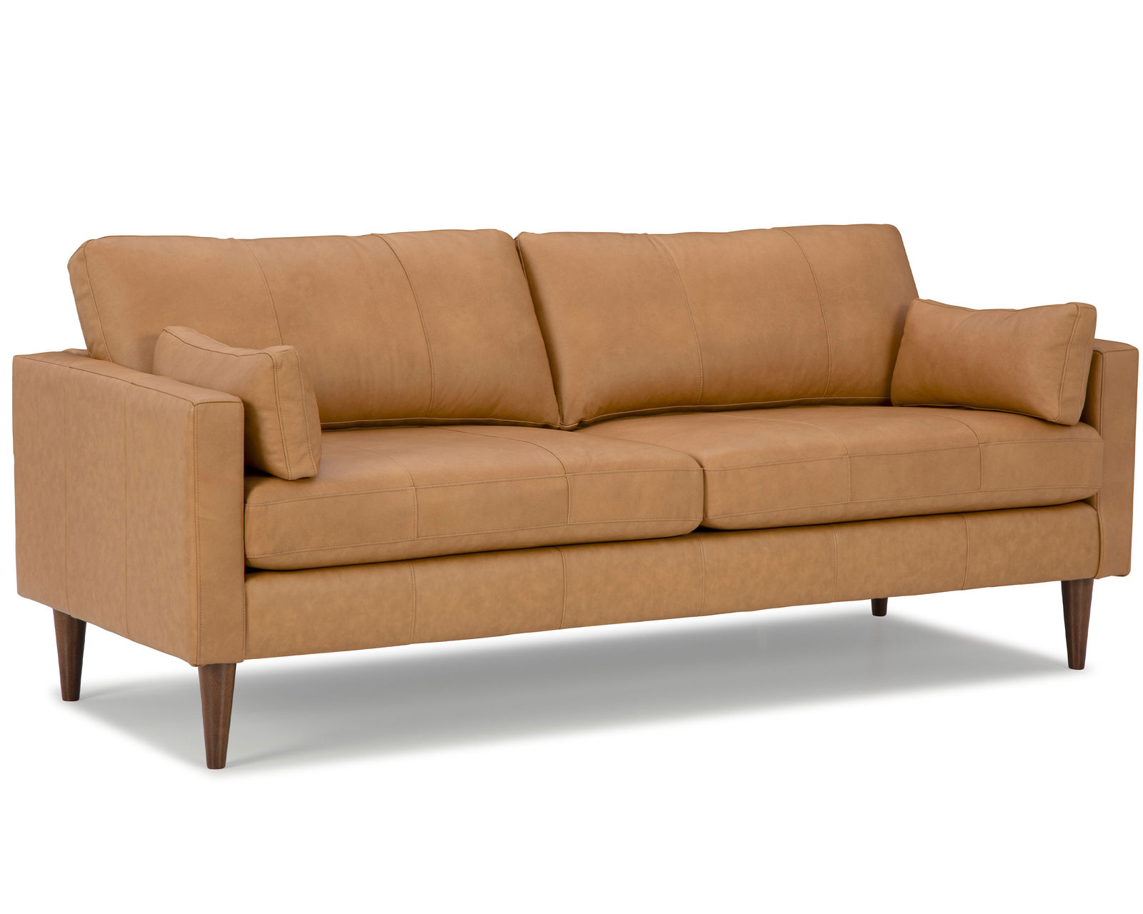 Trafton Leather Sofa (+3 leathers) 81" - Trafton Leather Sofa in Butterscotch