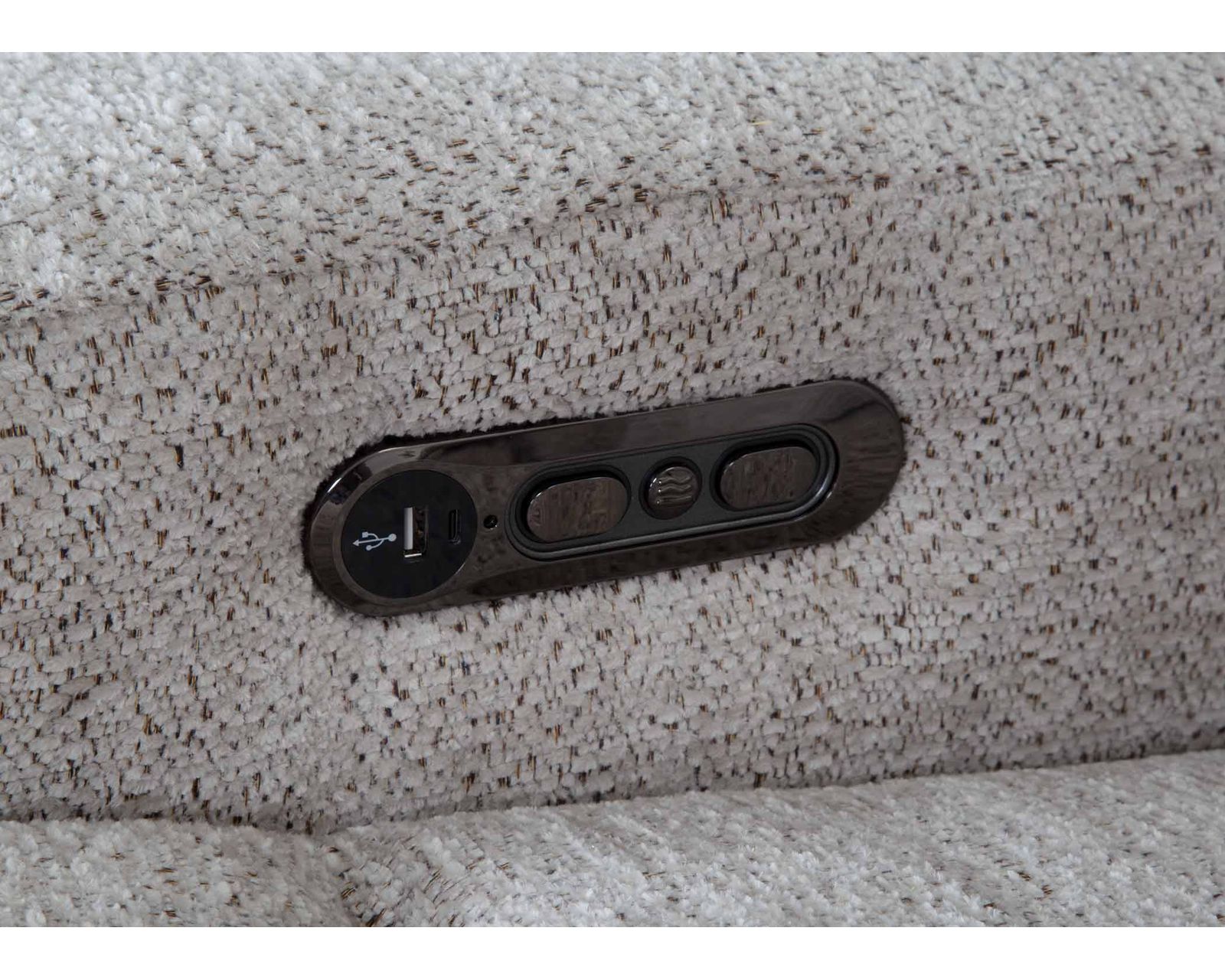 Logan 92" Reclining Sofa with Drop-Down Table & Cupholders (Modern Comfort. Smart Convenience. Available Neori™ Air Massage) - Power Recline with Power Headrest Available