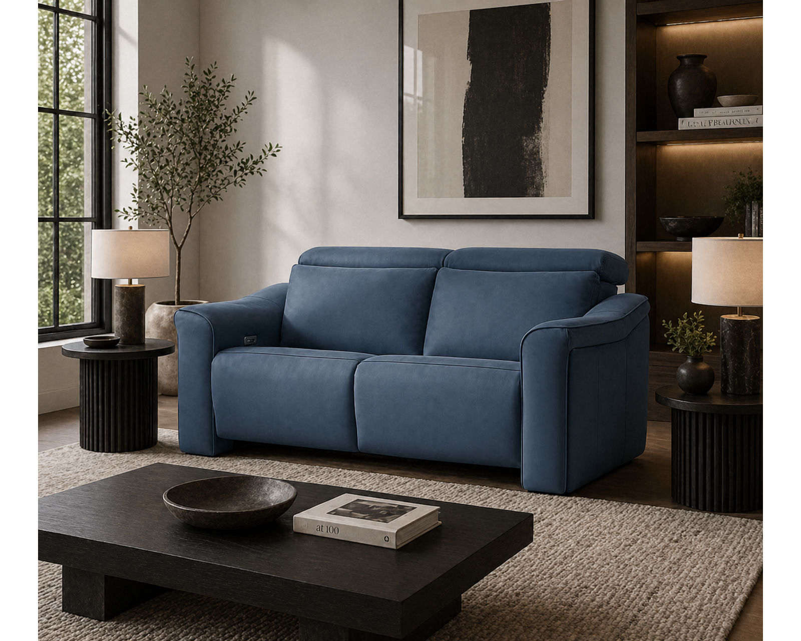 Bennett Dual Power Reclining Sofa — Available in Standard & Wide Cushions, 140+ Leather Options, and 84", 88", or 116" Widths - Endless Custom Options. One Perfect Fit.