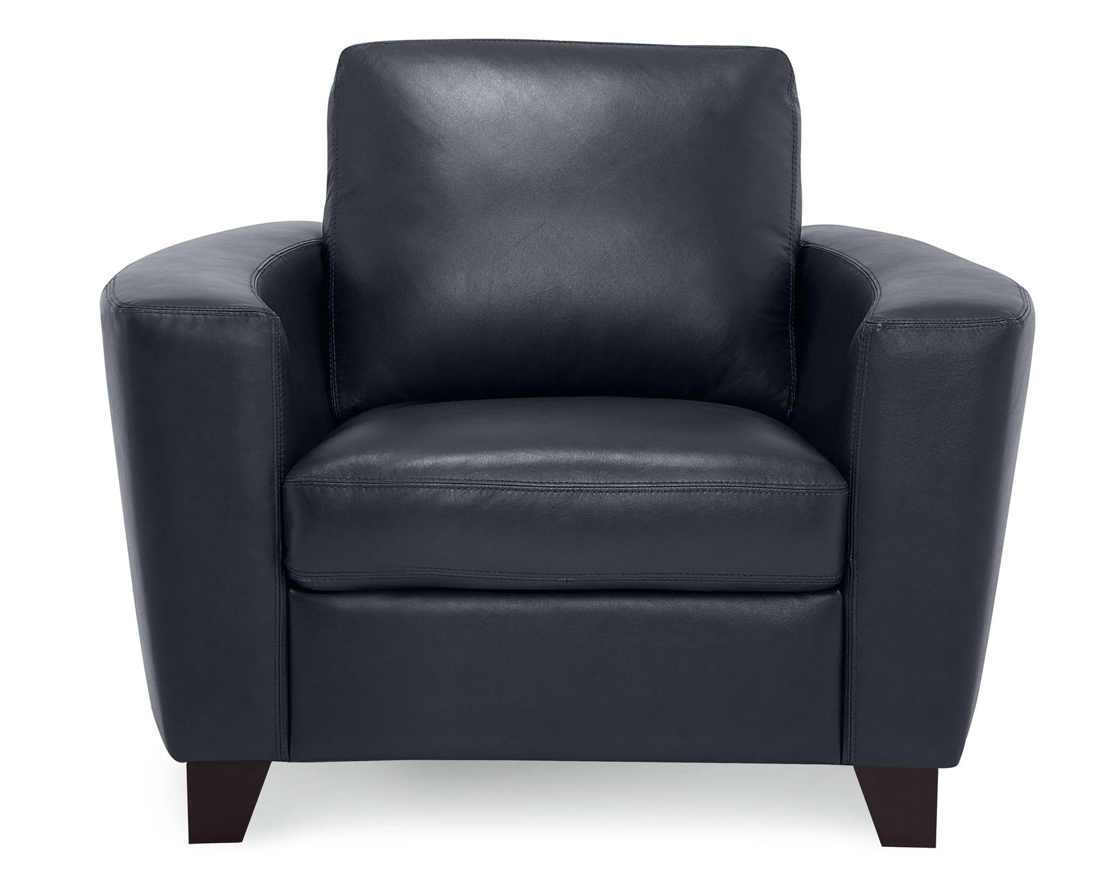 Leeds 77328 Sofa (90") +100 leathers - Leeds Leather Chair Front View