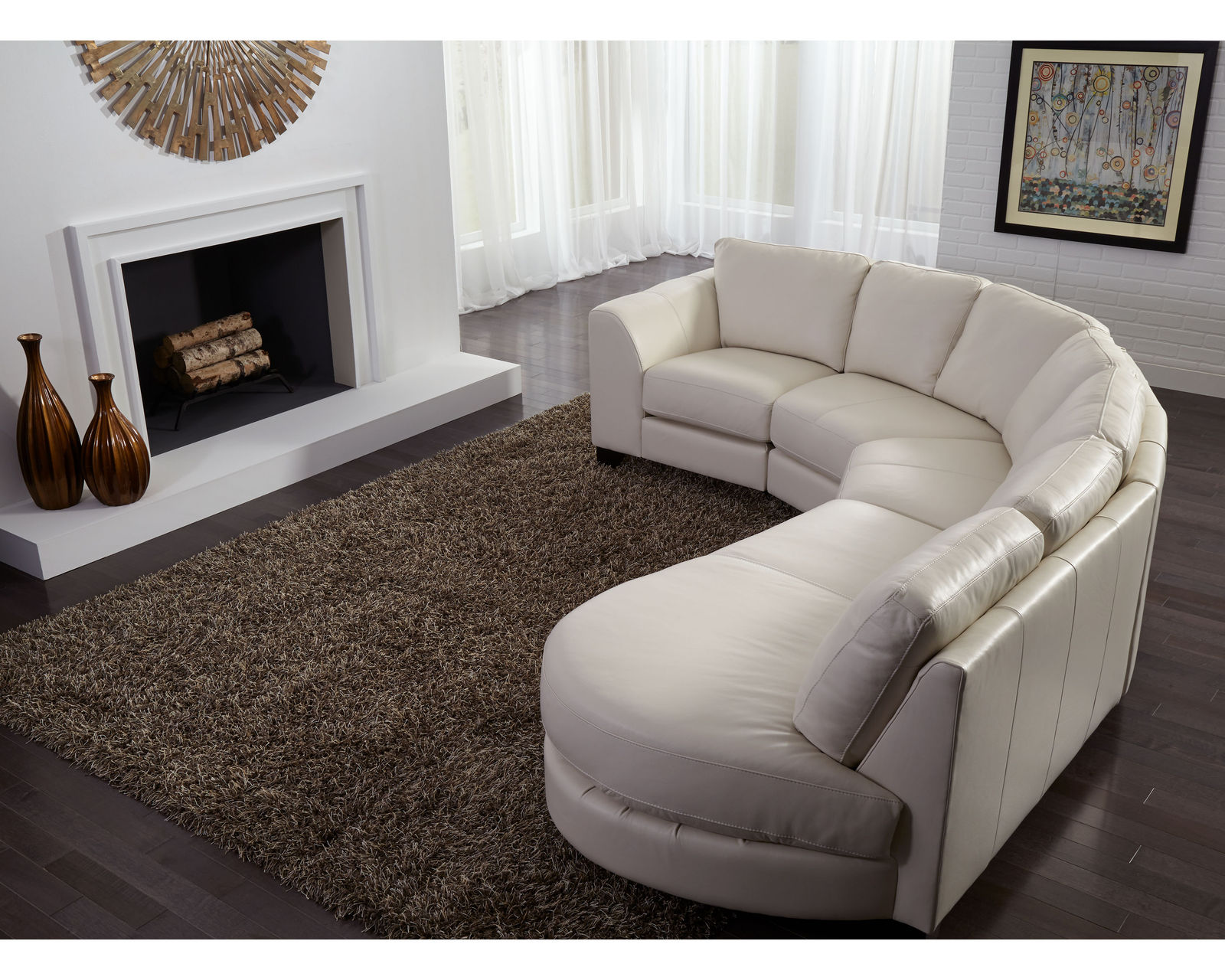Juno 77494 Sectional (100+ leathers) - Shown with left arm facing Bumper