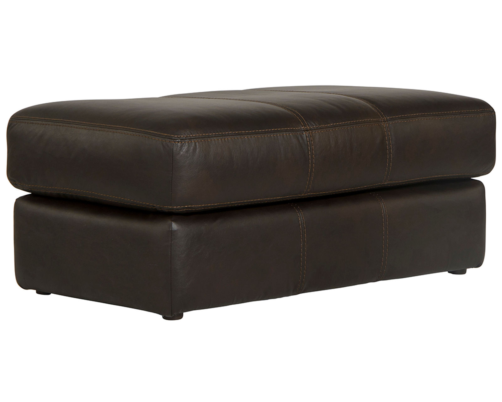 Prato Top Grain Leather Touch 85" Sofa (2 colors) includes pillows