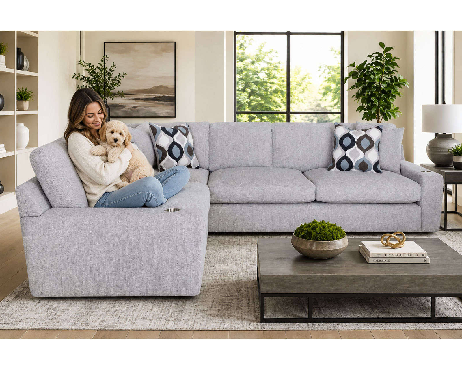 Venus 866 Two Piece Sectional Contemporary Comfort — Designed for the Way You Live - The Luxury Look You Love—At a Price You’ll Love.