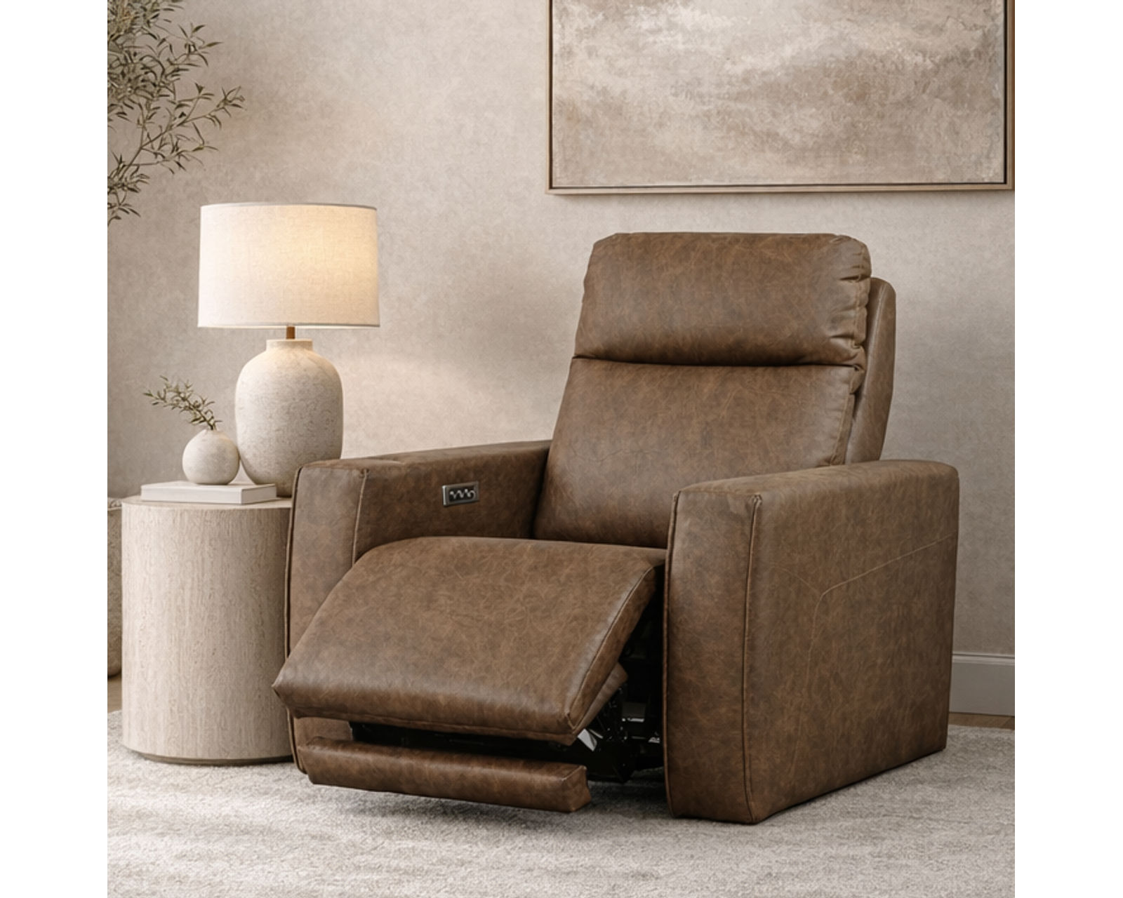 Faith Dual Power Reclining Sofa — Available in Standard & Wide Cushions, 140+ Leather Options, and 79", 83", or 111" Widths - Premium Comfort Without Compromise