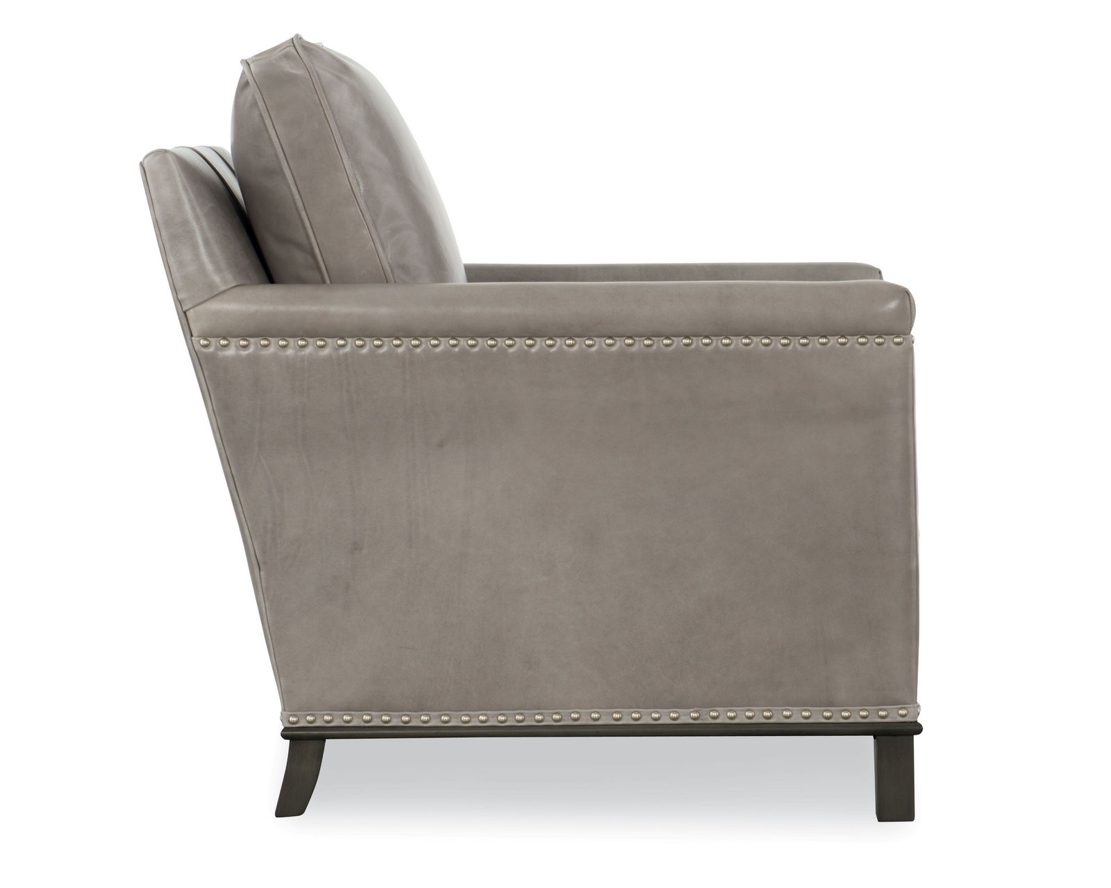 Gotham 75" - 80" Leather Nail Head Trim Sofa (+45 leathers) - Gotham Leather Chair