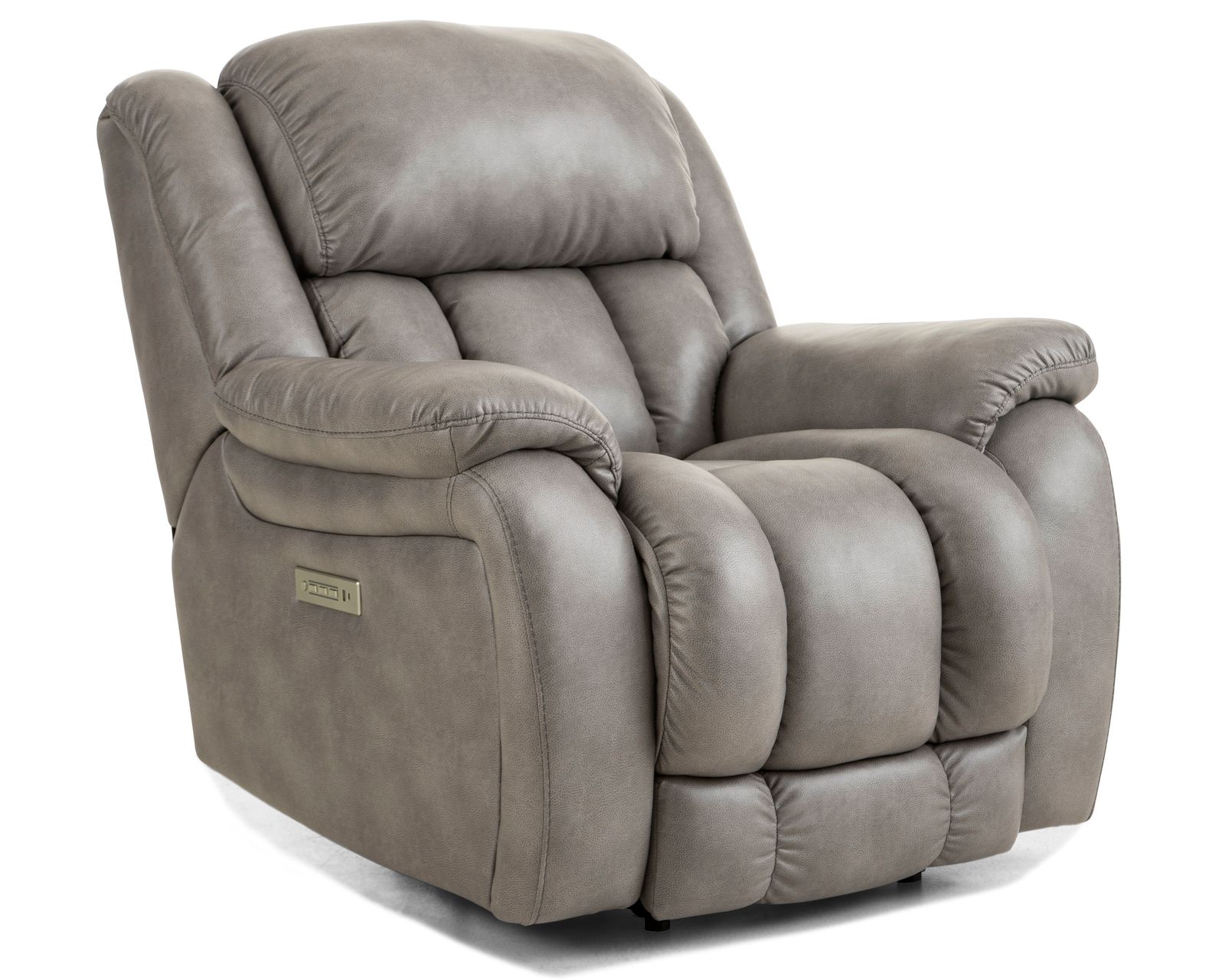 Global 91" Zero Gravity Triple Power Reclining Sofa Smoke (In stock) - Global Zero Gravity Triple Power Recliner