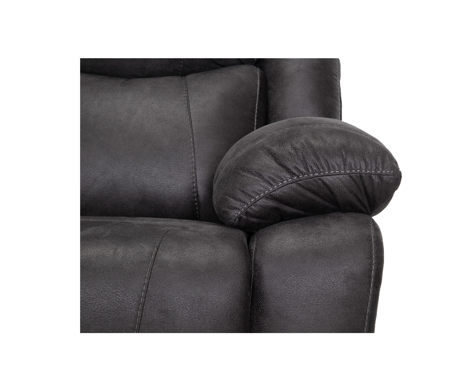 Caesar 9534 500 lb. Oversized Big Man's Rocker Recliner Brown  (Commanding Size. Heavy-Duty Strength. Built for 500 lbs) - Fully reclines to the length of a king-sized bed - 500 lbs weight capacity
