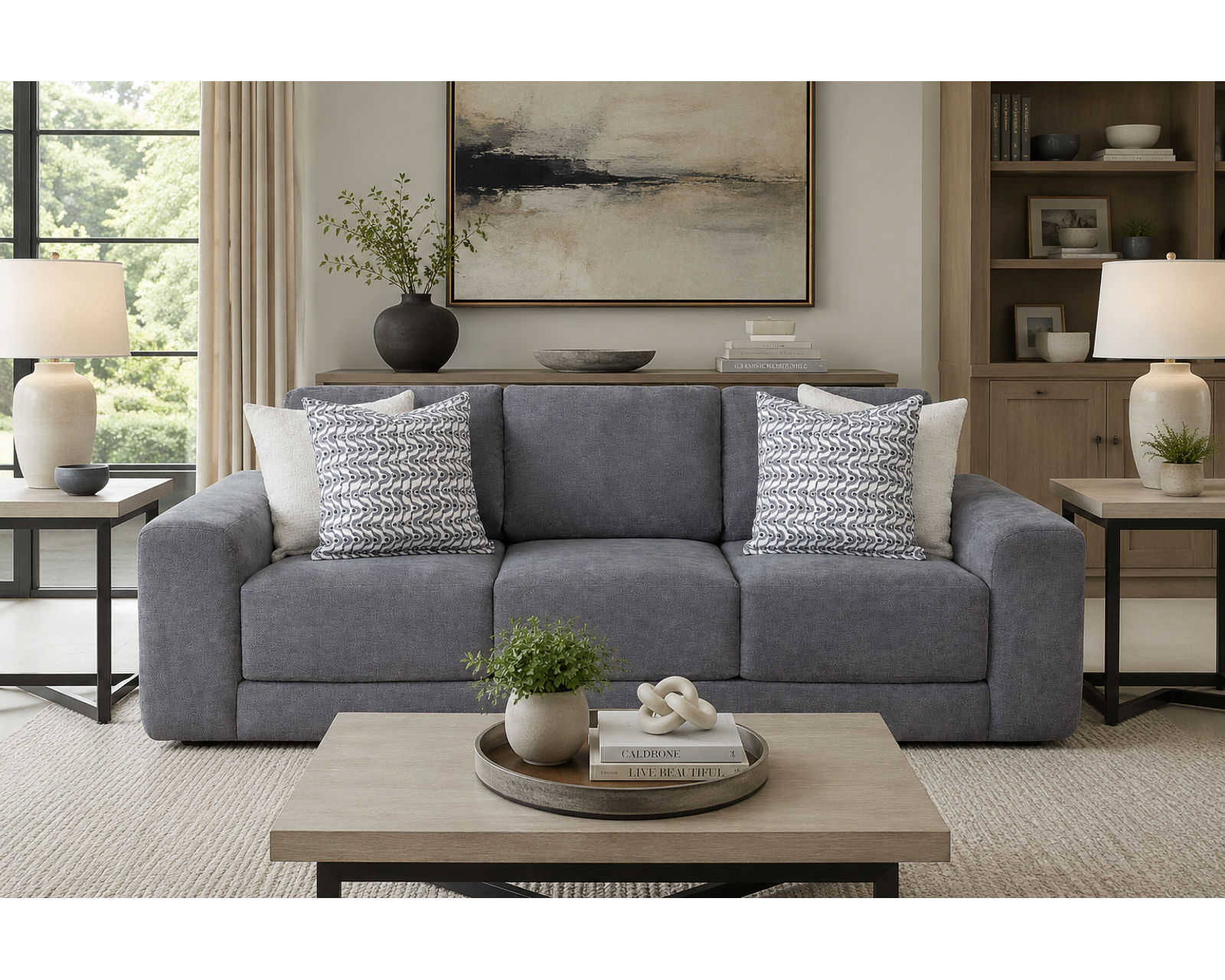 Campbell 101" Sofa (Extra-Wide Comfort with Timeless Style) - Luxury Looks. Beautiful Rooms. Surprisingly Affordable.