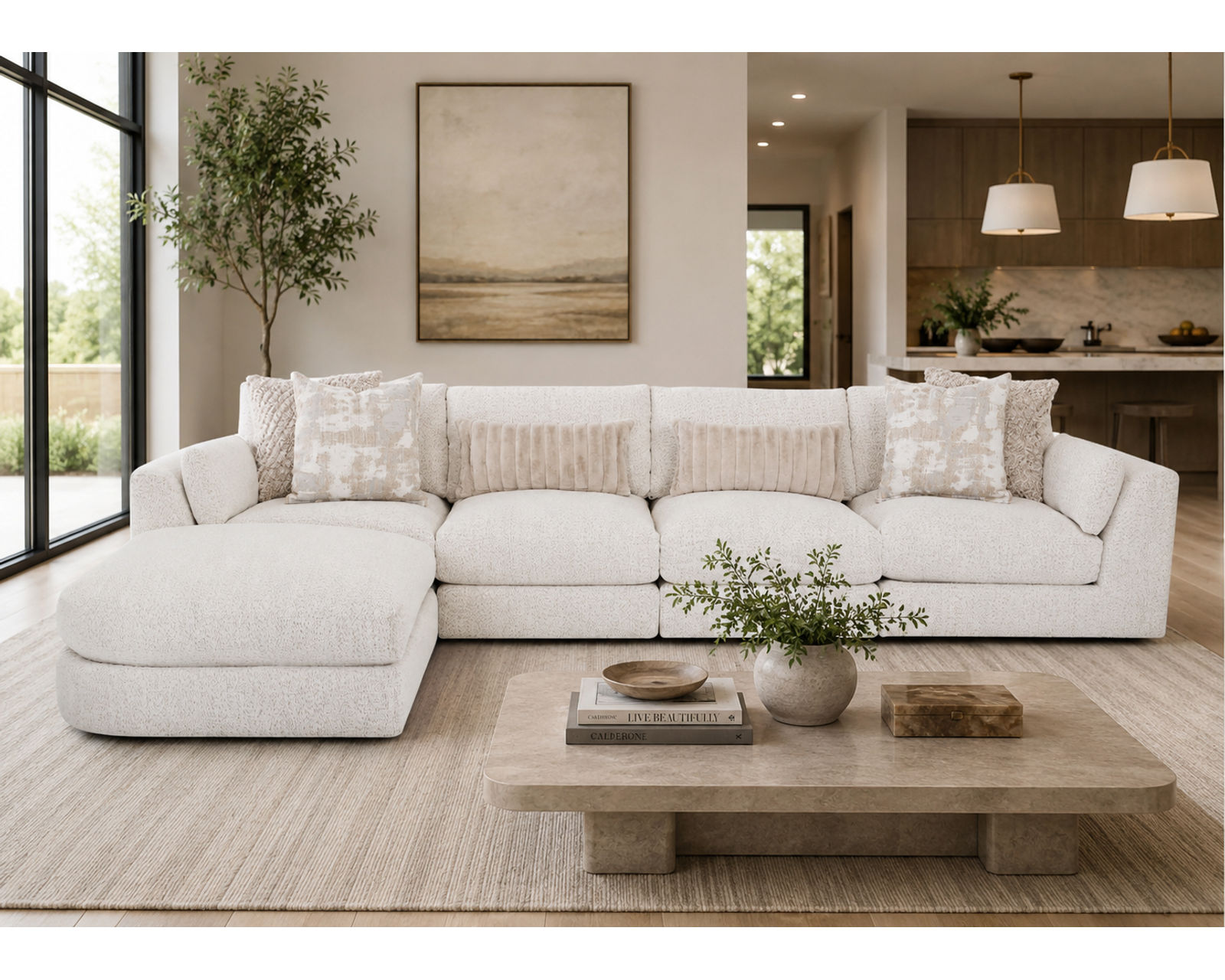 Bombay 938 Modular Sectional (Sculptural Style. Sink-In Comfort) - The Luxury Look You Love—At a Price You’ll Love.