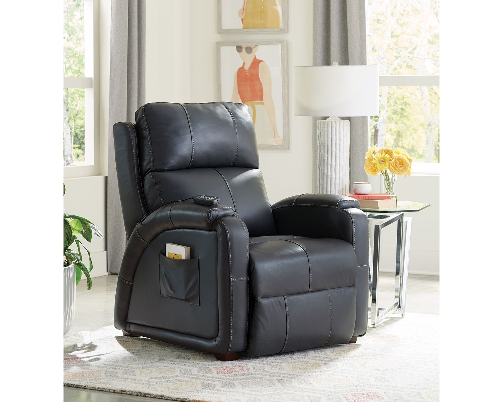 Reliever Power Headrest Power Lay-Flat Recliner Advanced Wellness Comfort with Deep-Tissue Massage, Heat, Power Lumbar & Zero Gravity Relaxation (2 colors) - Recline Deeper. Relax Longer. Feel the Difference.