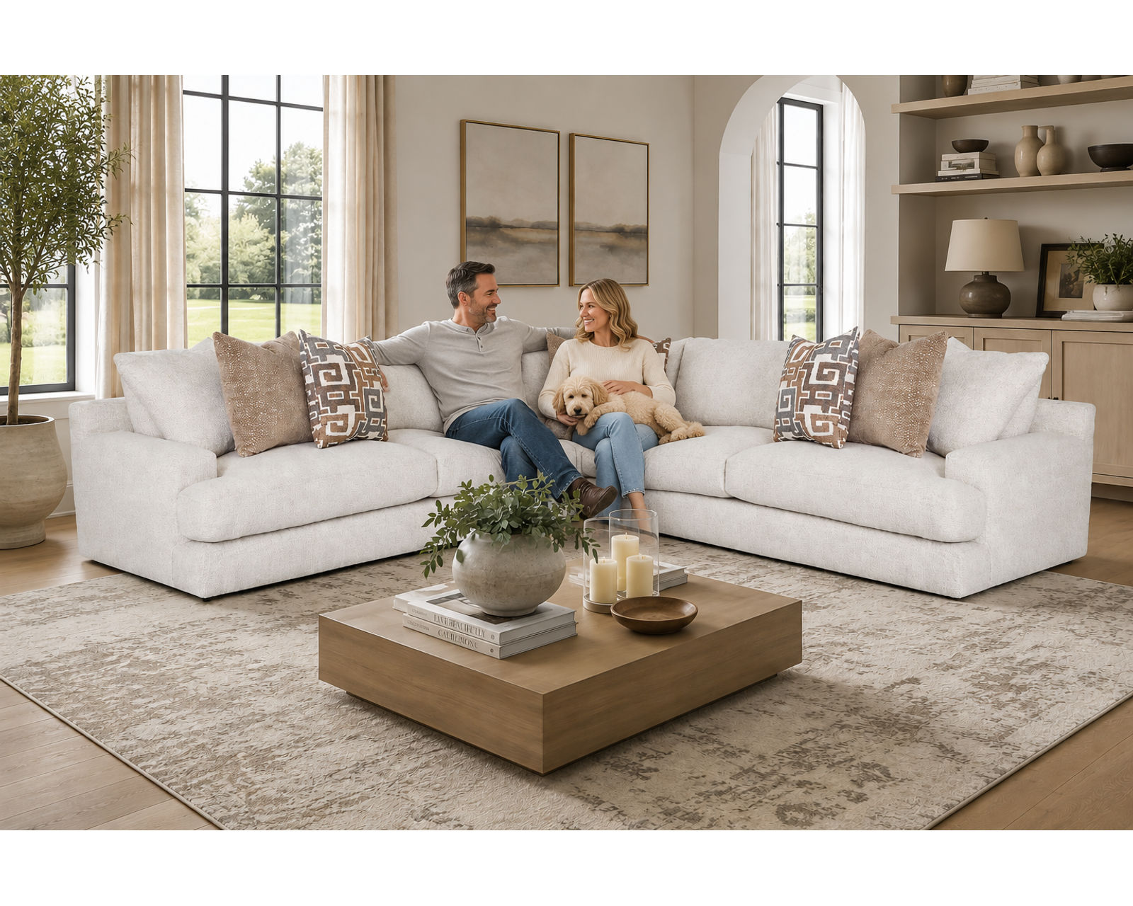 Jude 961 Modular Sectional (Oversized Comfort. Effortless Style) - The Luxury Look You Love—At a Price You’ll Love.