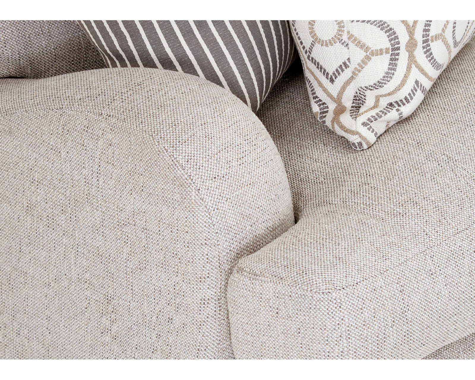 Cambria 93" Sofa (Modern Farmhouse Style. Made for Everyday Comfort) - Seat and Back Cushions are Reversible
