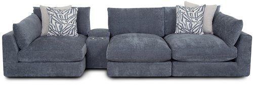 Layout F: Four Piece Sectional 58.5" x 145"