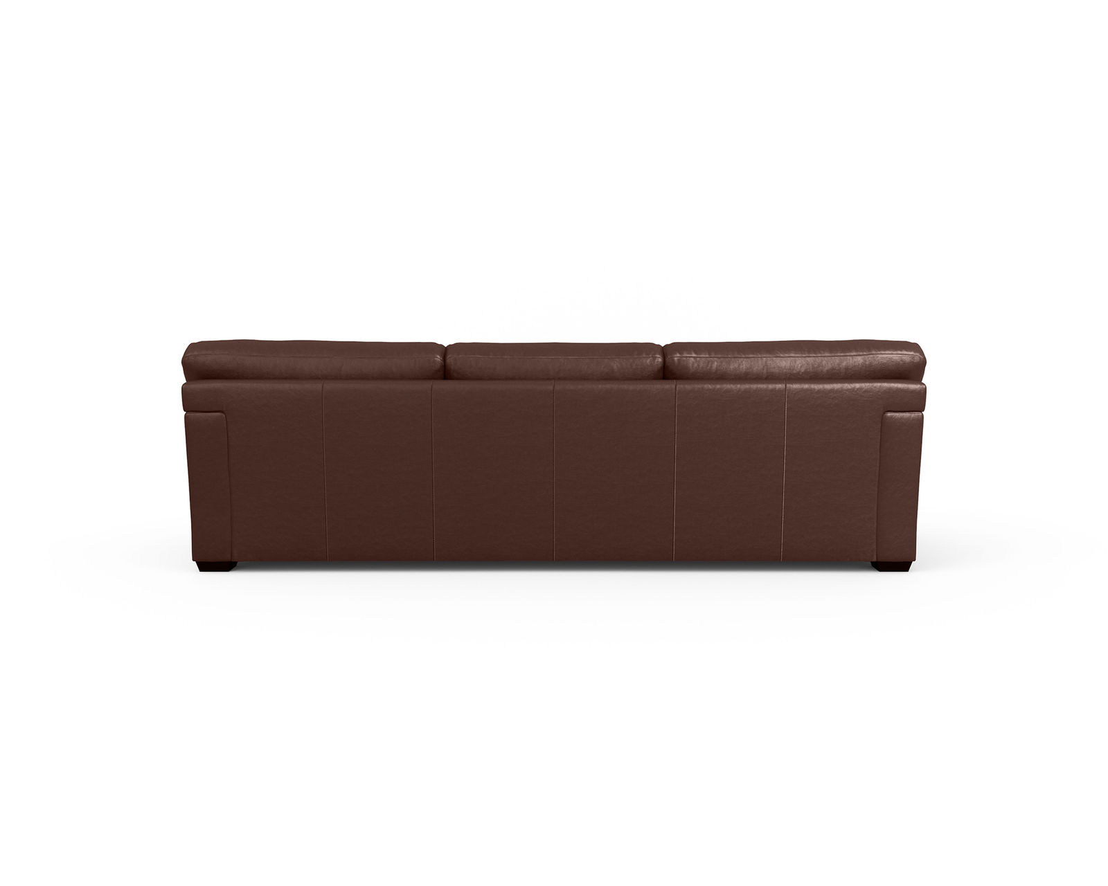 Madison Track Arm Grande 109" Leather Sofa (In Stock)