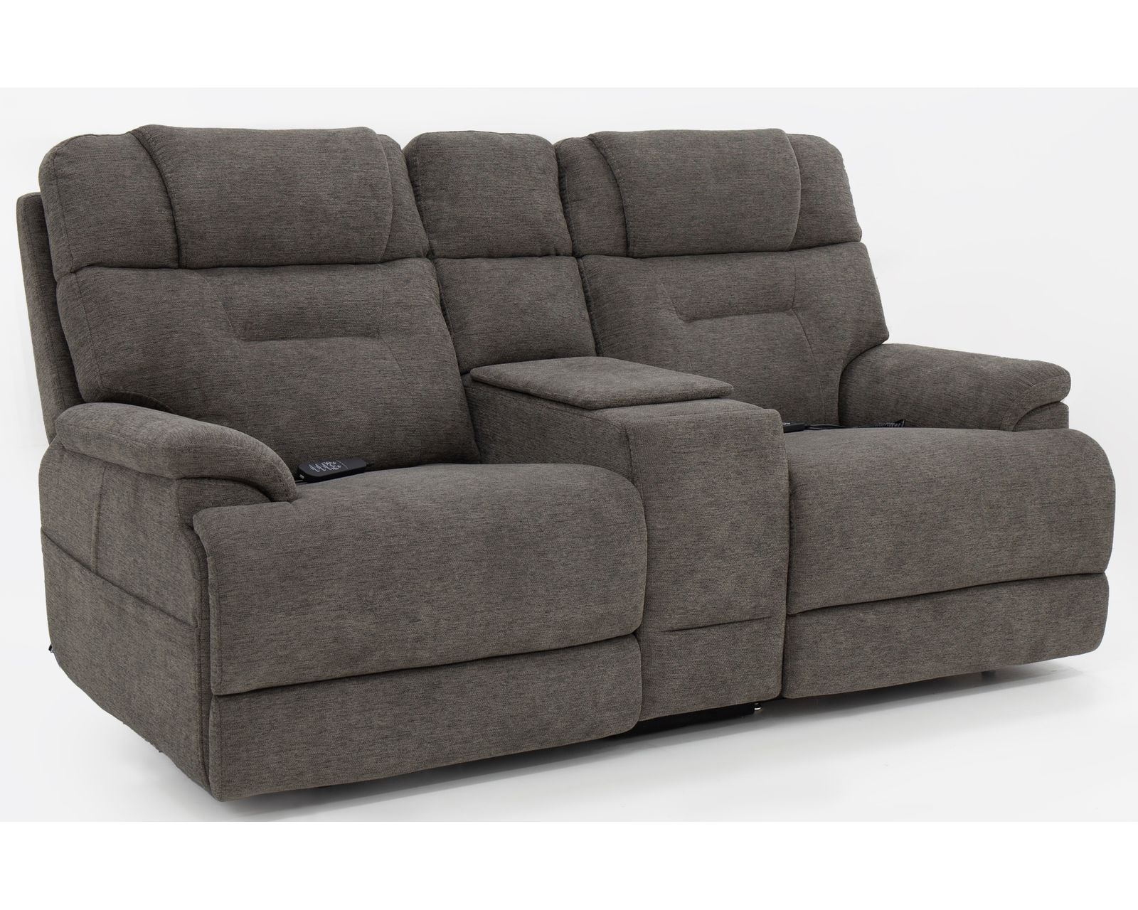 Zofa Zecliner LIFT Power Sleep Modular Sectional with Power Headrest, Lumbar, Heat, & Massage - Layout A: Three Piece Reclining Sectional 77" wide (2 lift recliners)