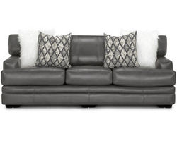 Lizette 973 Leather Sofa (101") Includes Pillows