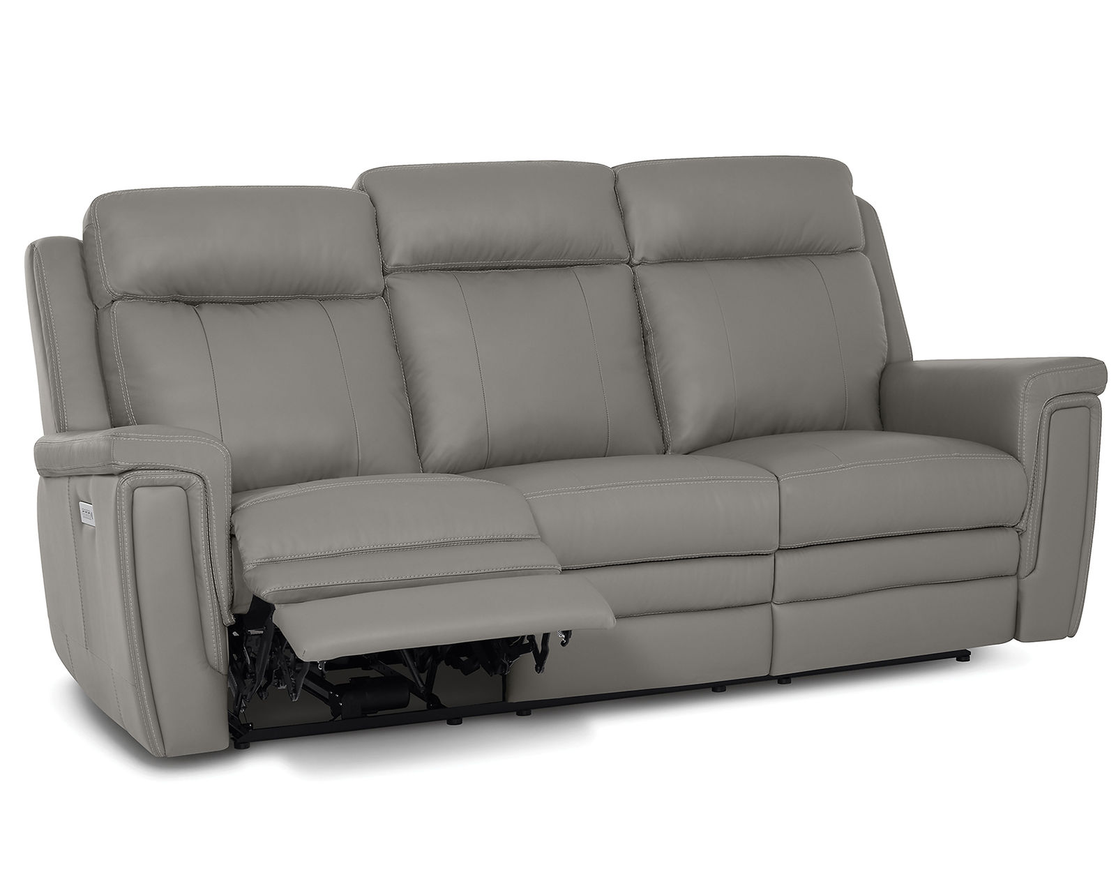 Asher 41065 Power Headrest Power Reclining 87" Sofa (Made to order) - Asher 41065 Power Headrest Power Reclining Sofa in Bali Marble