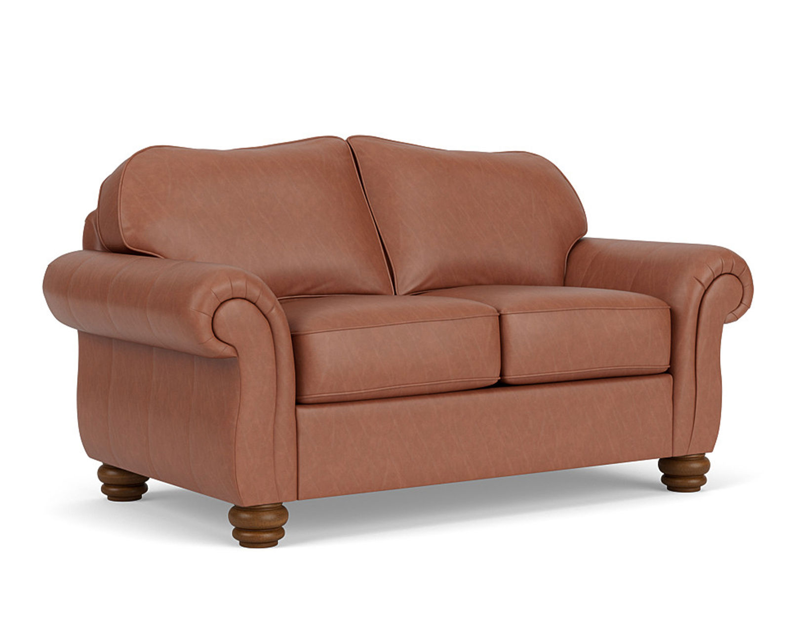 Bexley 3646 Leather Sofa (+50 leathers) 91" - Bexley Leather Loveseat