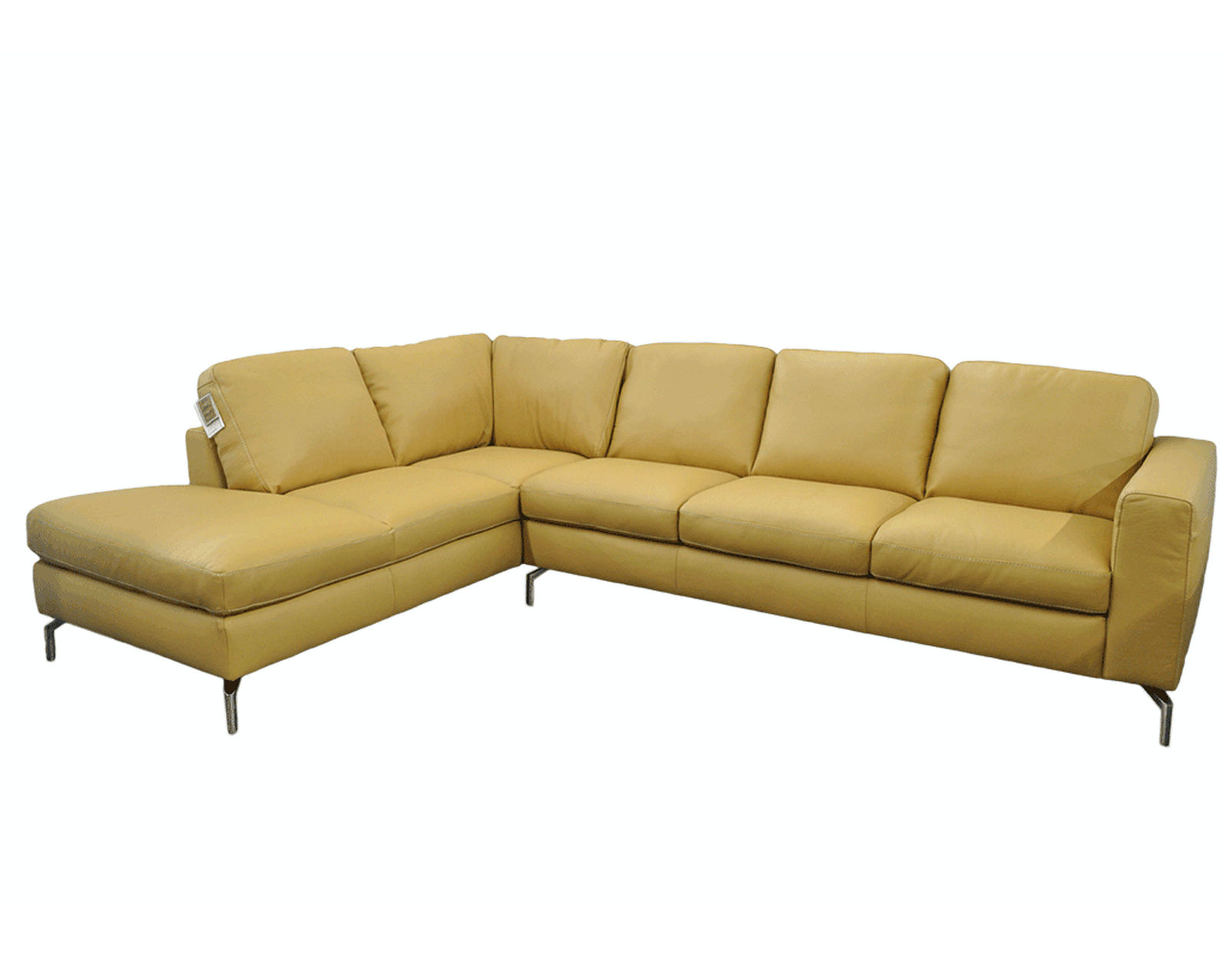 Sollievo B845 Sectional (+50 leathers) - Layout D: Two Piece Sectional - 82" x 116" 