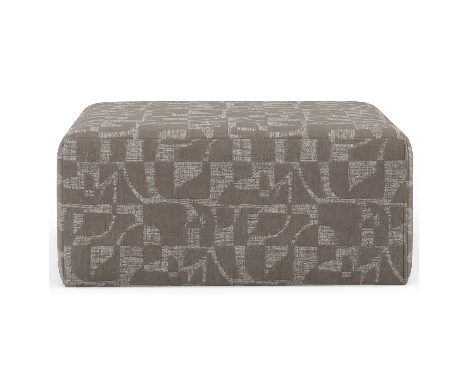 Zeke 97" Sofa - 3470 (includes pillows) - Zeke 41" Square Cocktail Ottoman