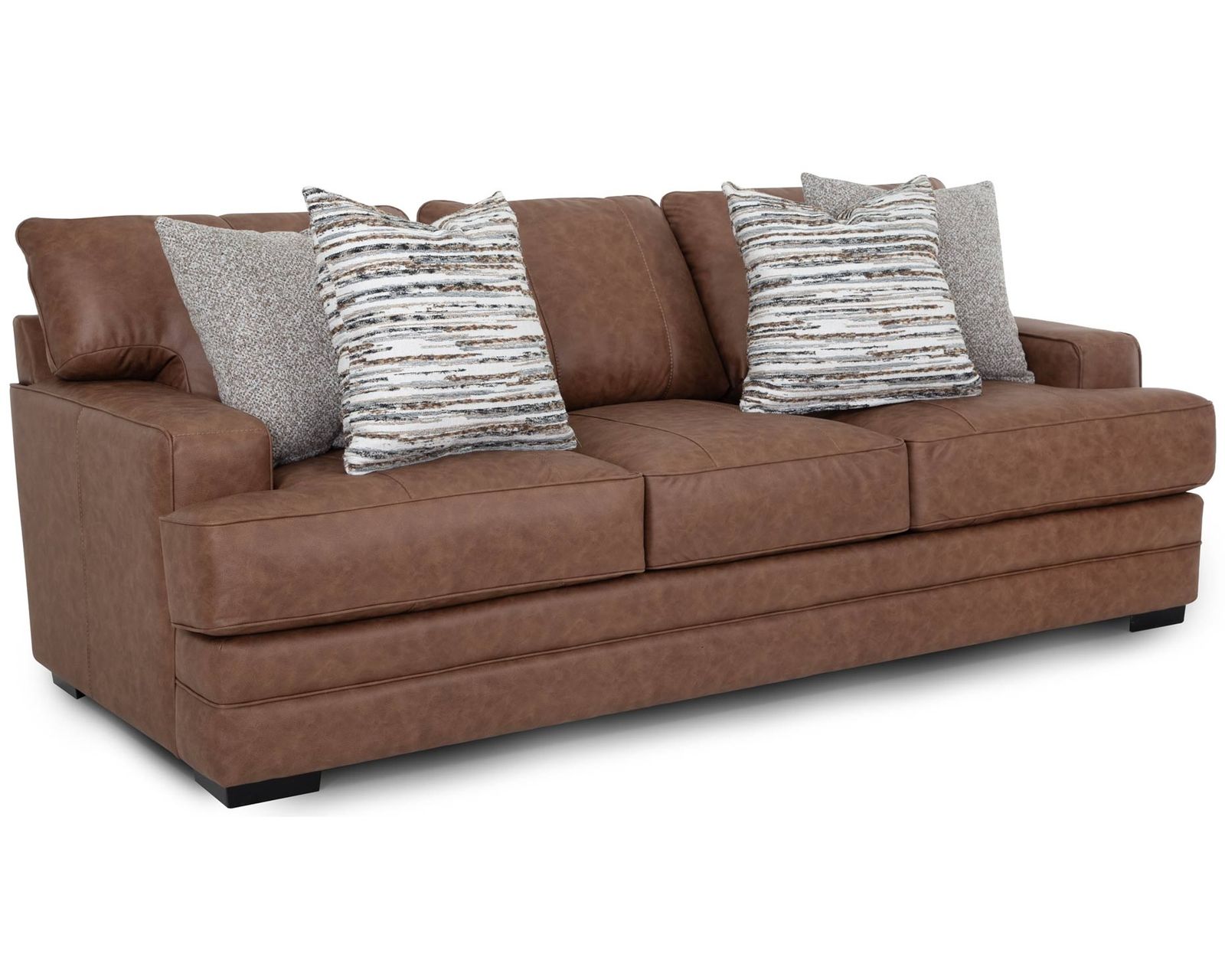 Regent 101.5" Extra Wide Sofa (Extra-Wide Comfort with the Rich Look of Worn Leather) - Franklin Brings the Room Together. Beautifully. Affordably.