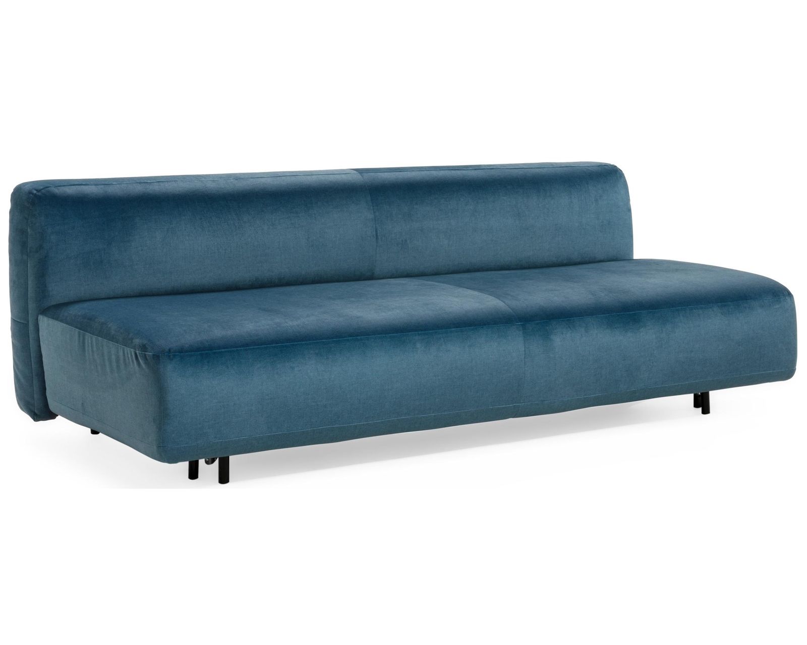 Frame Armless Sofa Lounger Sleeper (+45 fabrics) - From closed to open in five seconds