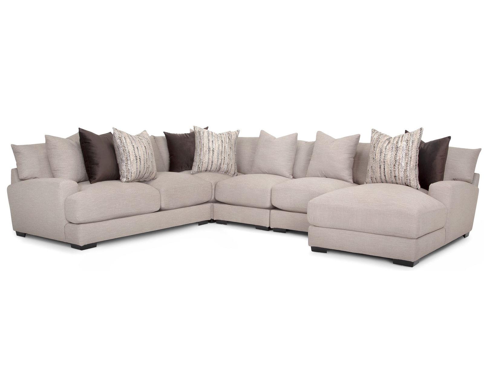 Hannigan 808 Modular Sectional (Designer Style. Sink-In Comfort. Made for the Way You Live.) - Everything You Need for a Beautifully Designed Room.