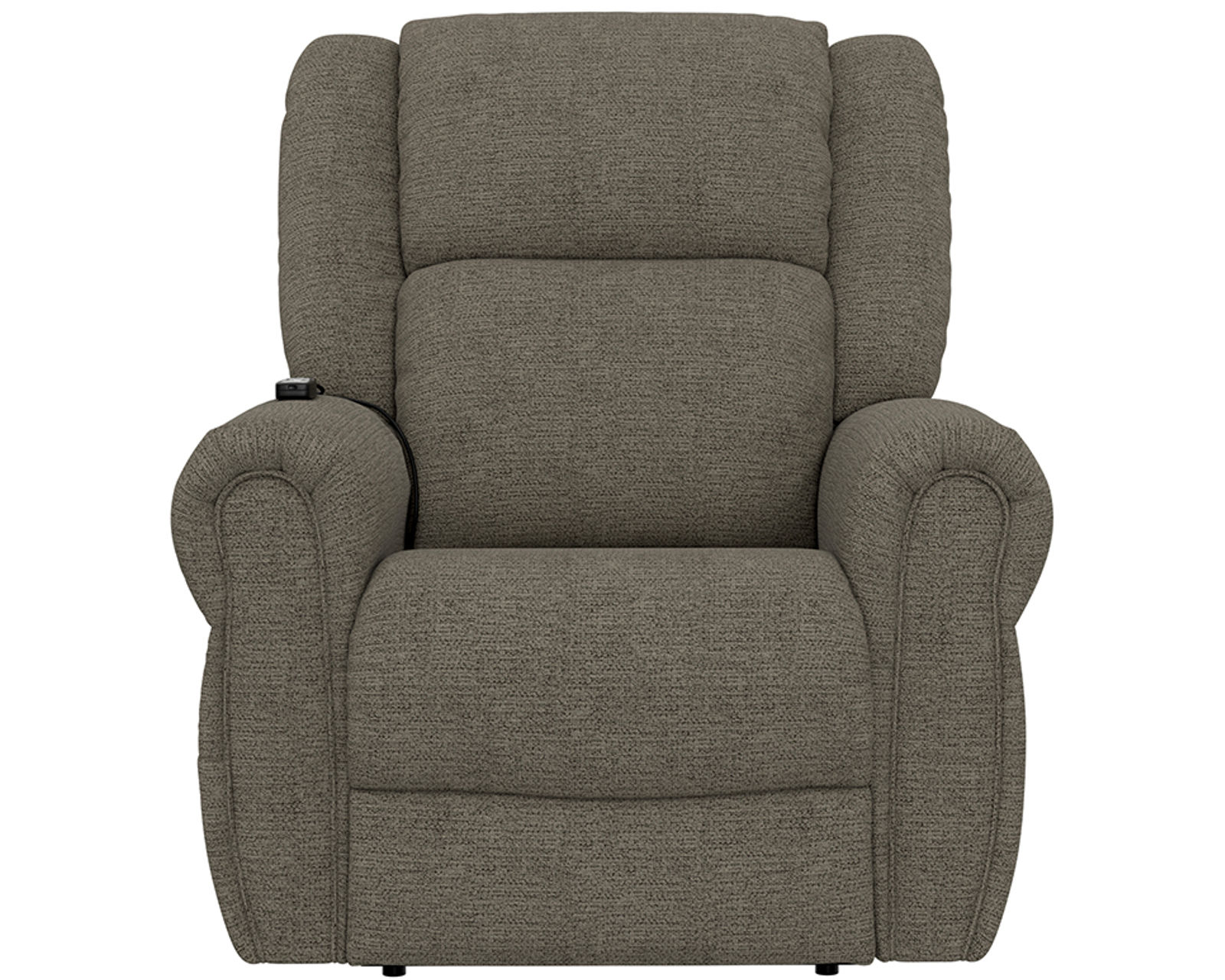 Paradise Power Lift Lay Flat Recliner with Power Headrest, Lumbar, CR3 Therapeutic Heat & Massage & Nanobionic Fabric Advanced Wellness (2 colors) - Shown in Fabric Color Granite