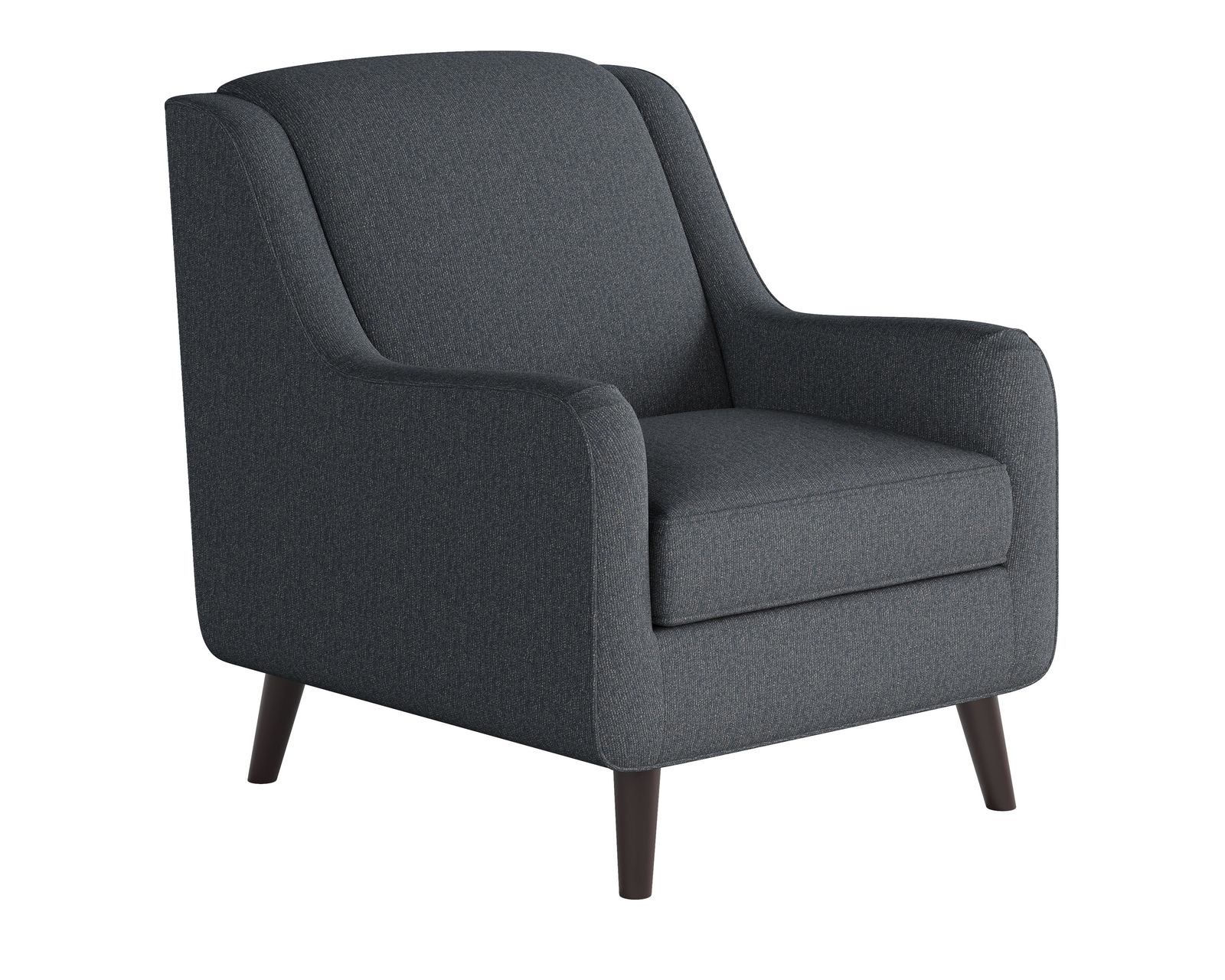 Truth or Dare Navy Accent Chairs (eight styles available) - Performance fabric - Truth or Dare Navy Accent Chair 240-C - Performance fabric