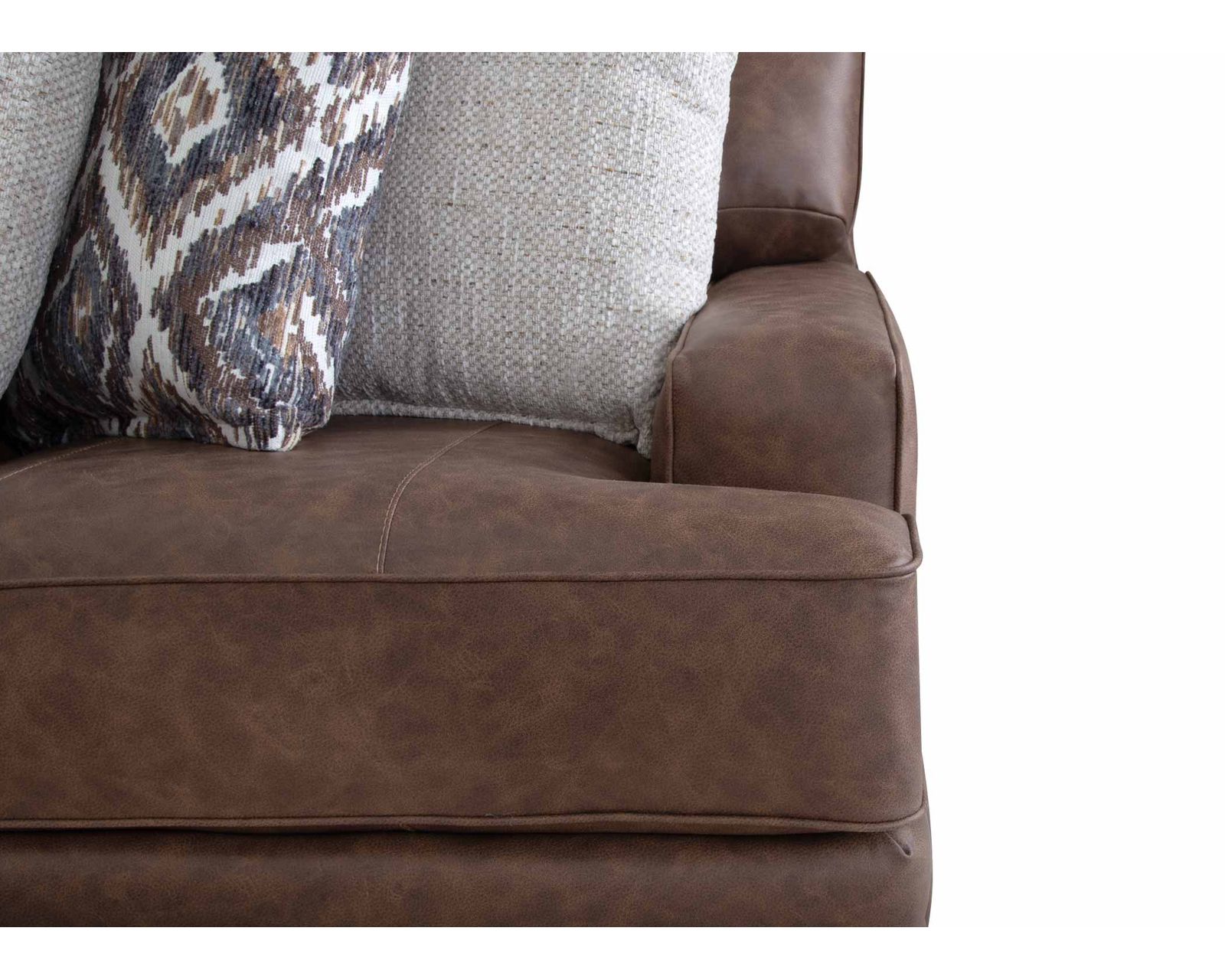 Asheville 934 Modular Sectional (Leather Look without the Leather Price) - Professionally Designed. Beautifully Coordinated. Affordably Yours.