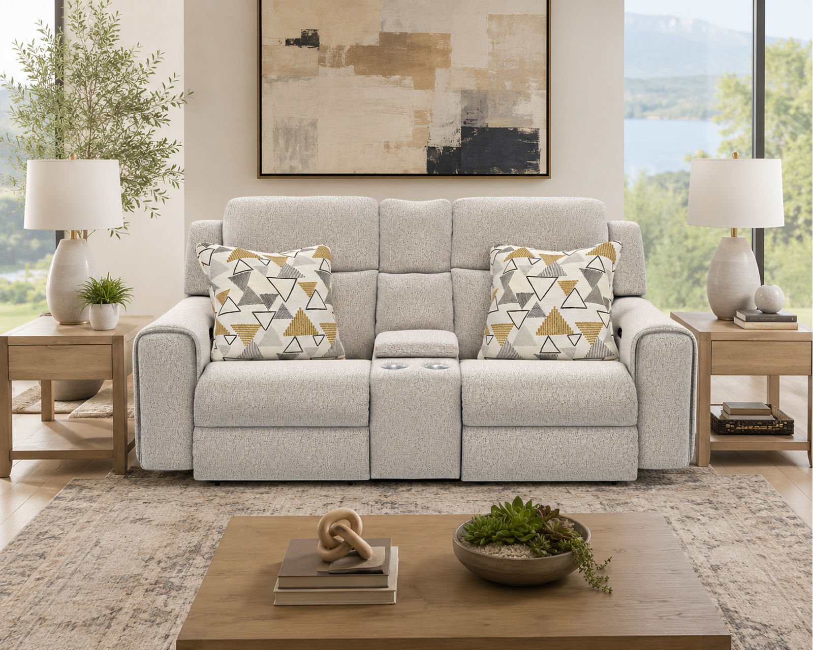 Micah 97" Extra-Wide Power Reclining Sofa - Deeper Seating. Smarter Support (includes pillows) - Deep Comfort. Lasting Support.