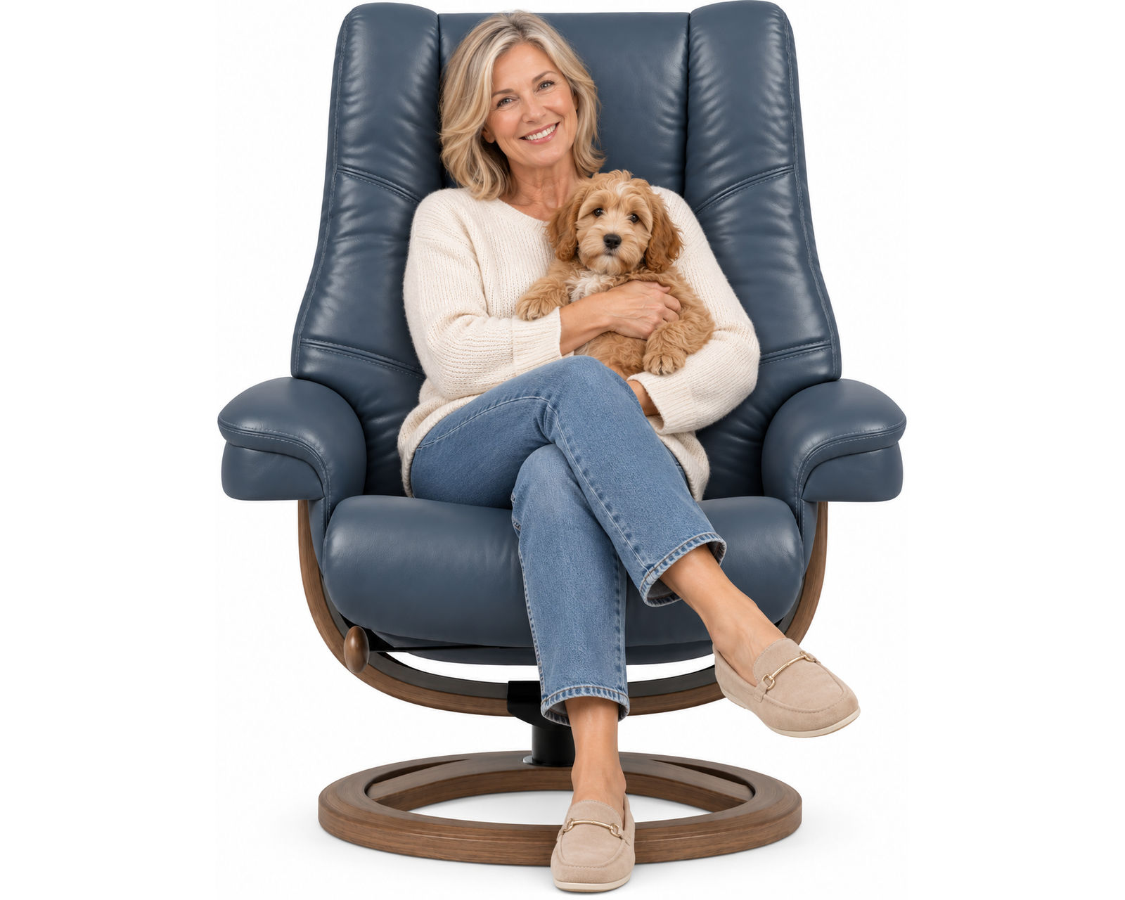 Nordic 63 Reclining Chair & Footstool Ash (IN STOCK) Plush Scandinavian Comfort. Made to Fit You - European Style. Everyday Comfort. Exceptional Value.