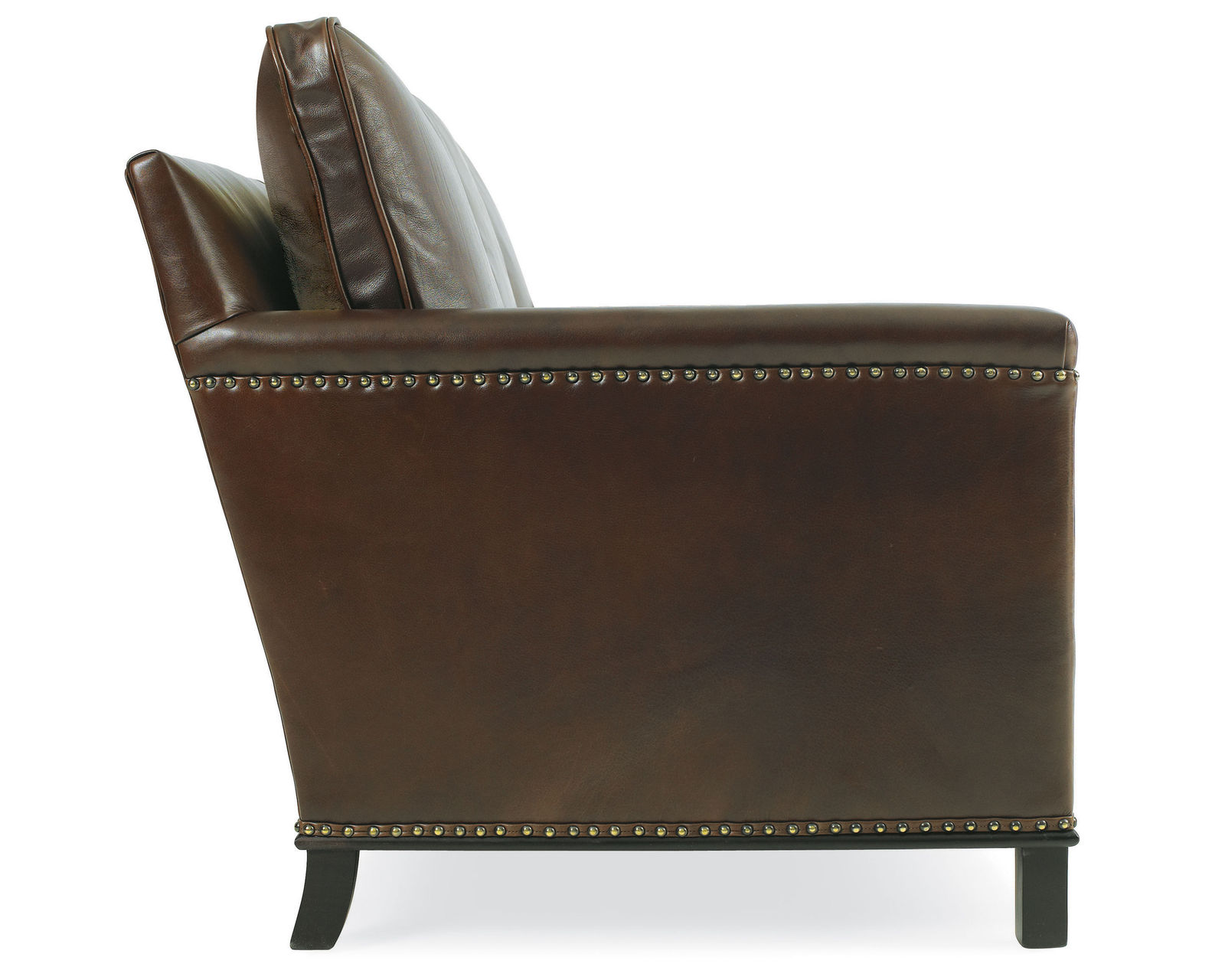 Gotham 75" - 80" Leather Nail Head Trim Sofa (+45 leathers) - Gotham 75" - 80" Leather Nailhead Trim Sofa