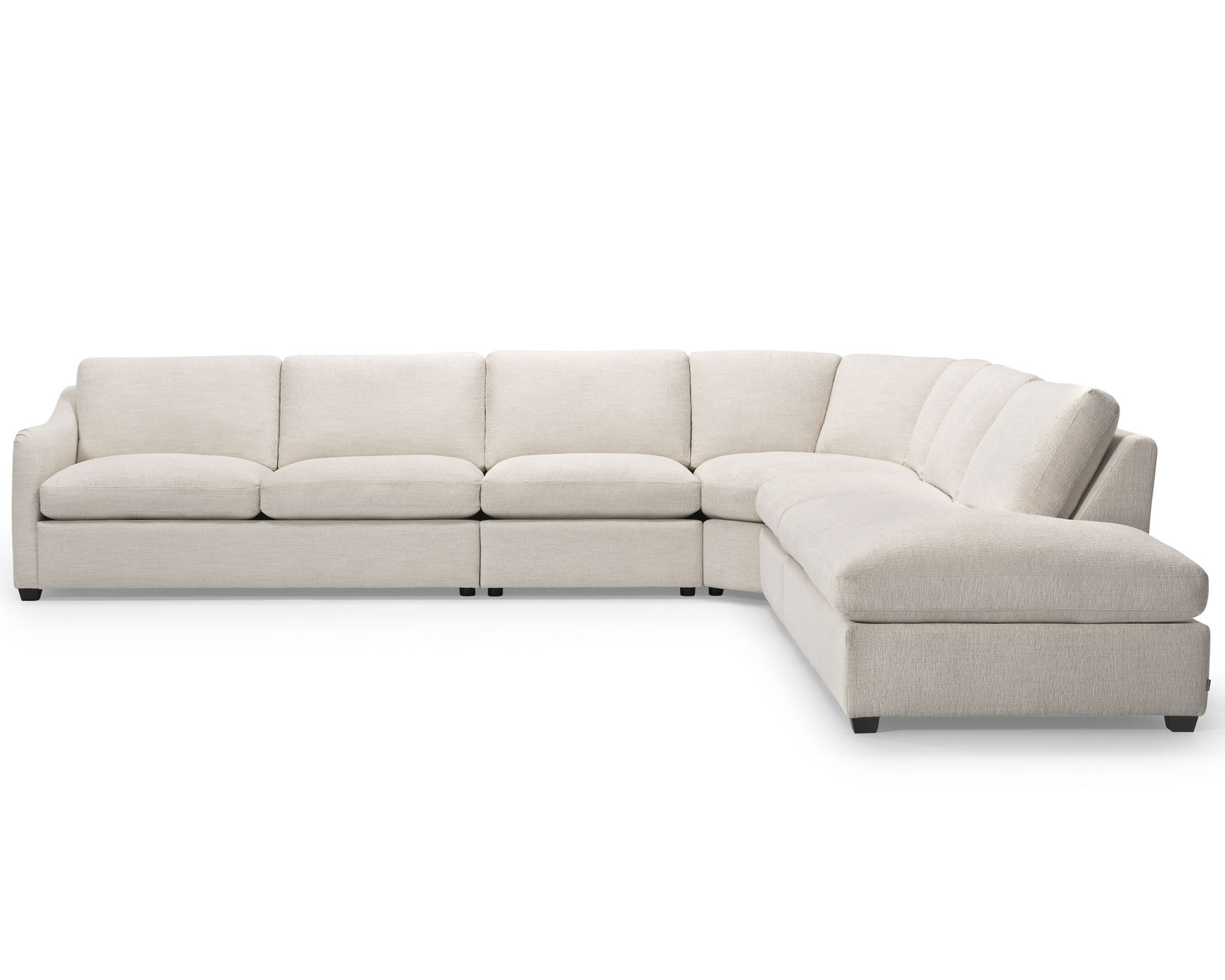 Madison 77658 Modern English Sectional (+60 fabrics)