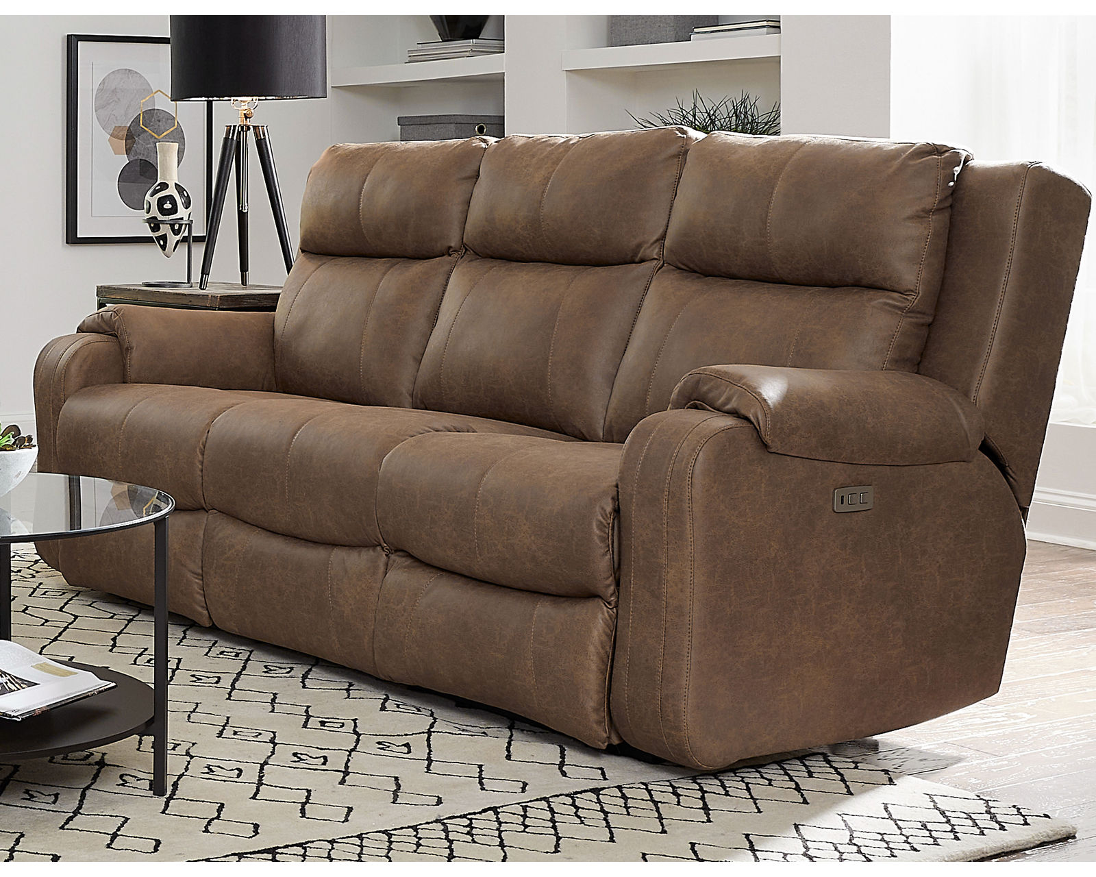 Contour 83" Double Reclining Sofa (+150 fabrics and leathers) - Contour 83" Double Reclining Sofa