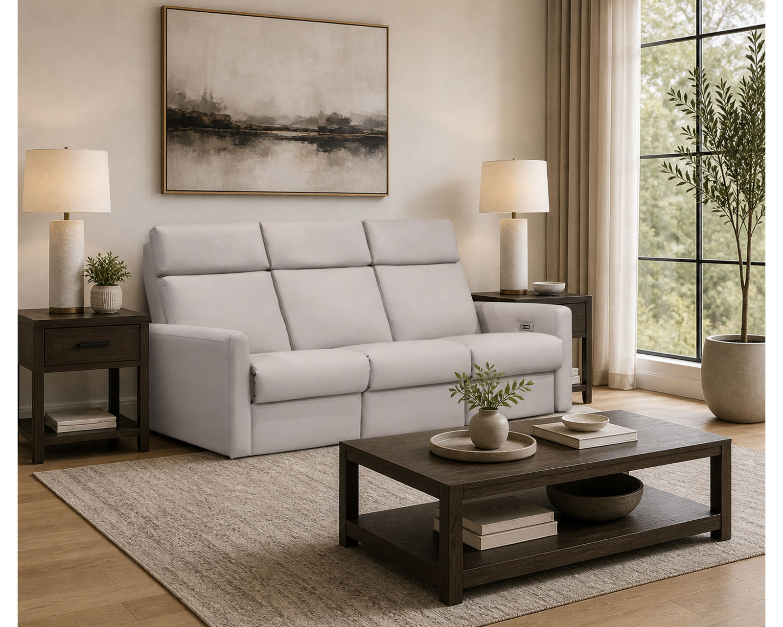 Lillian 73" Reclining Sofa (+140 leathers) - Comfort You Can Feel. Quality You Can Trust.