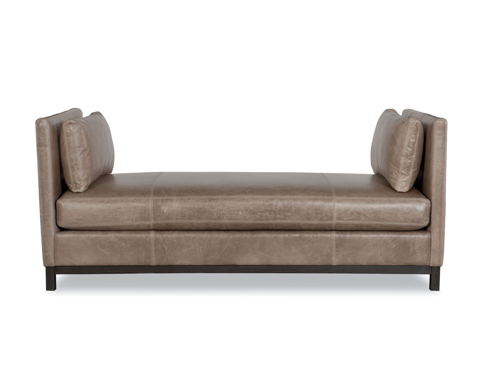 Rochelle 80" Leather Daybed Sofa (+45 leathers) - Rochelle Leather Daybed