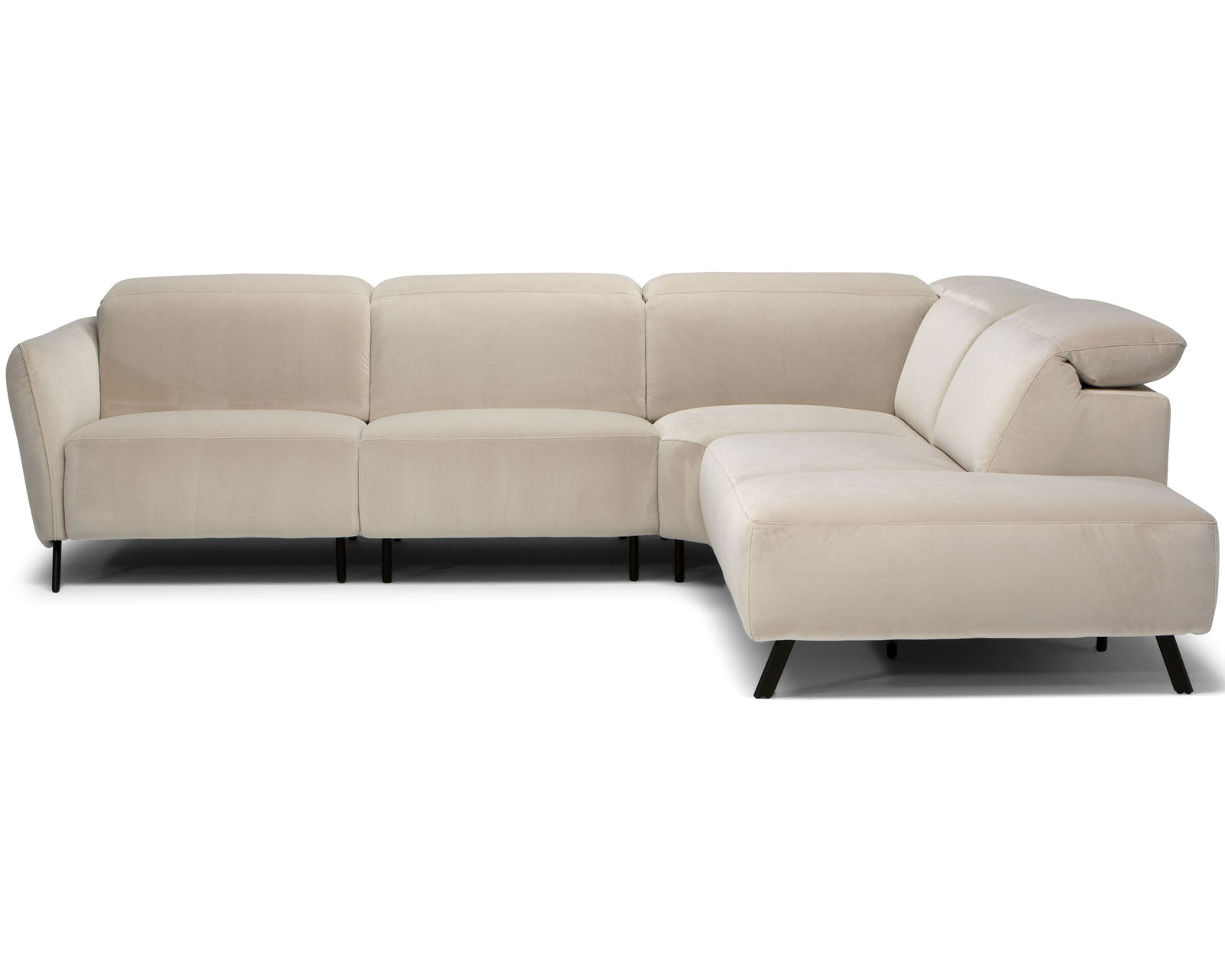 Lima C267 Stationary Sectional (+40 fabrics) - Layout A: Three Piece Sectional 116" x 98"