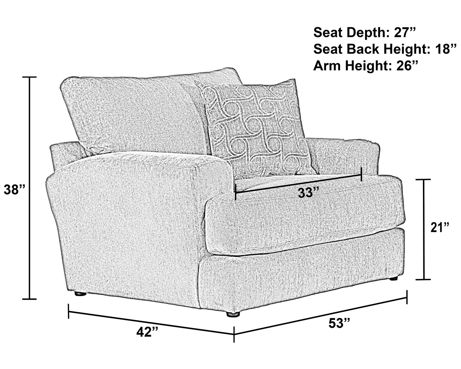 Lamar 90" Sofa (2 colors) includes pillows - America's Comfort Tradition for Over 90 Years.