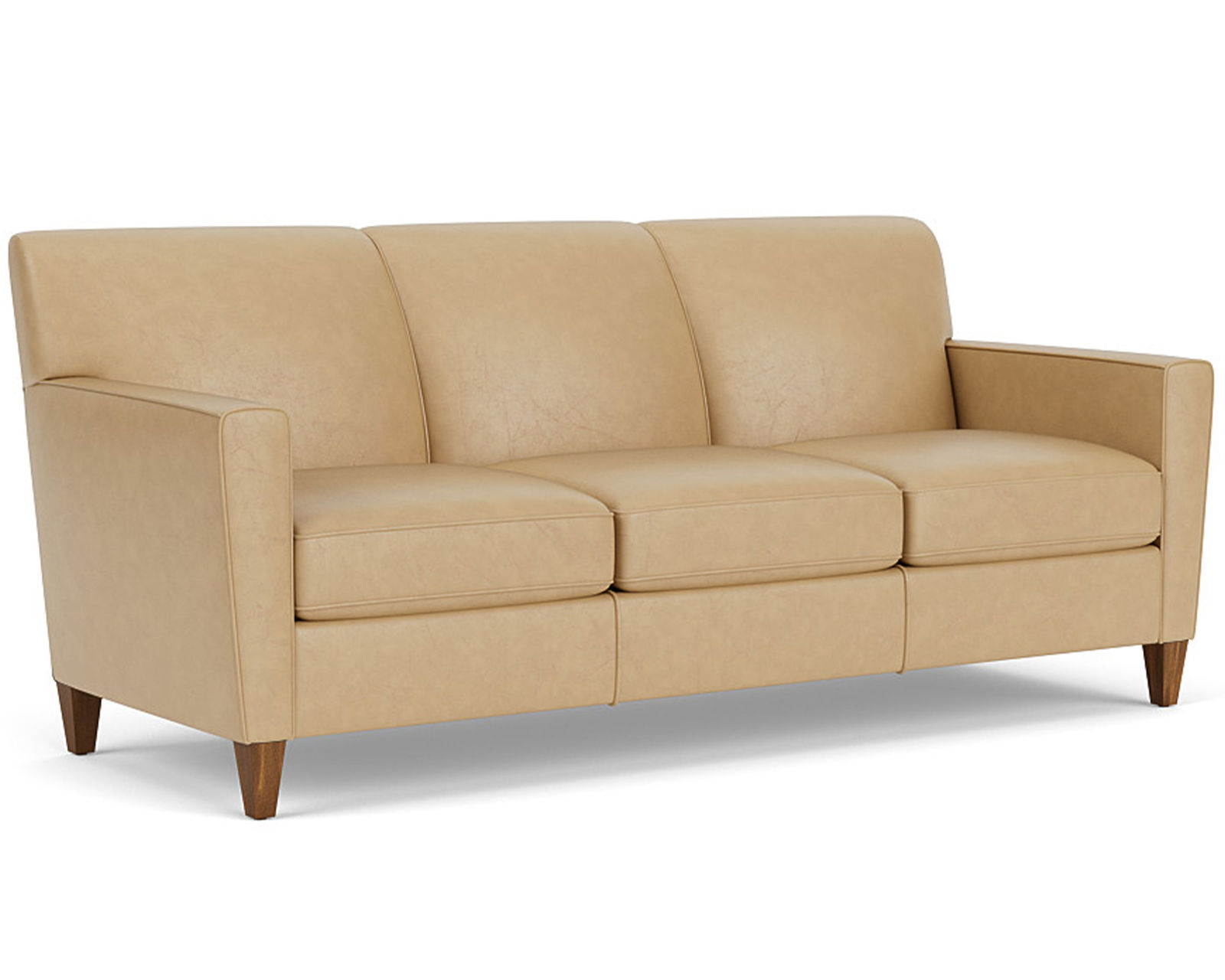 Digby Leather 70"or 80" Sofa (Leather choices) - Features the Flexsteel Blue Steel Seat Spring never needs replacing