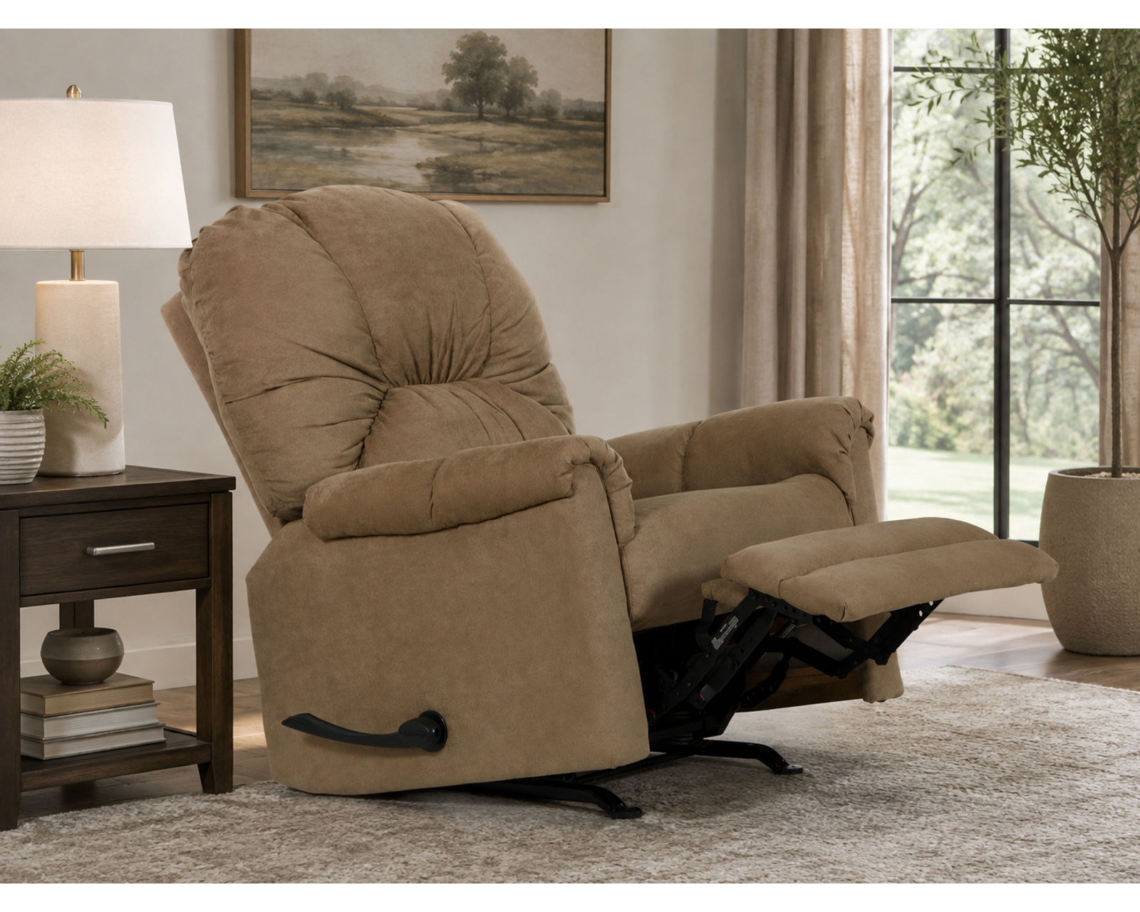 Winner Rocker Recliner A Winning Combination of Plush Comfort, Rocking Relaxation & Exceptional Value (4 Colors) - From Movie Night to Every Night—Comfort Lives Here.