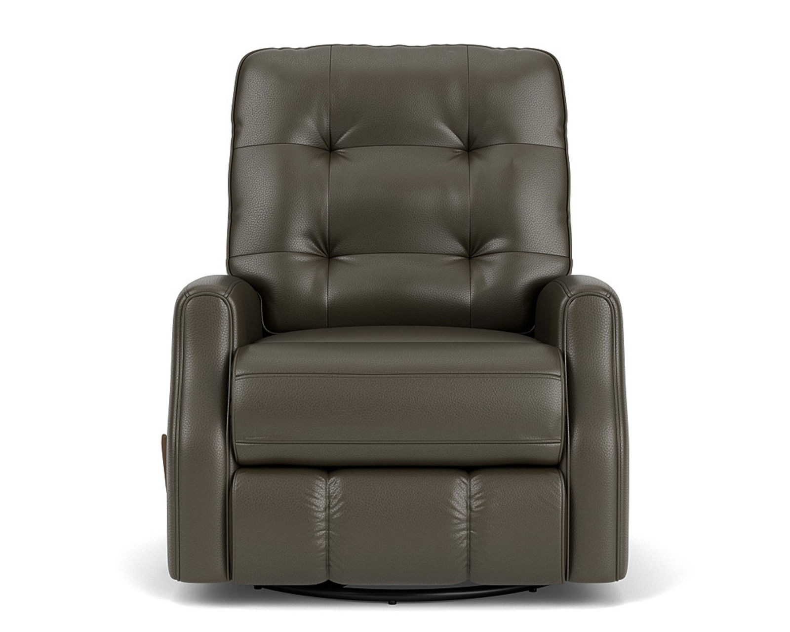 Devon Leather Recliner or Rocker Recliner (Colors Available) - Devon's profile includes puckered stitching and a tufted back