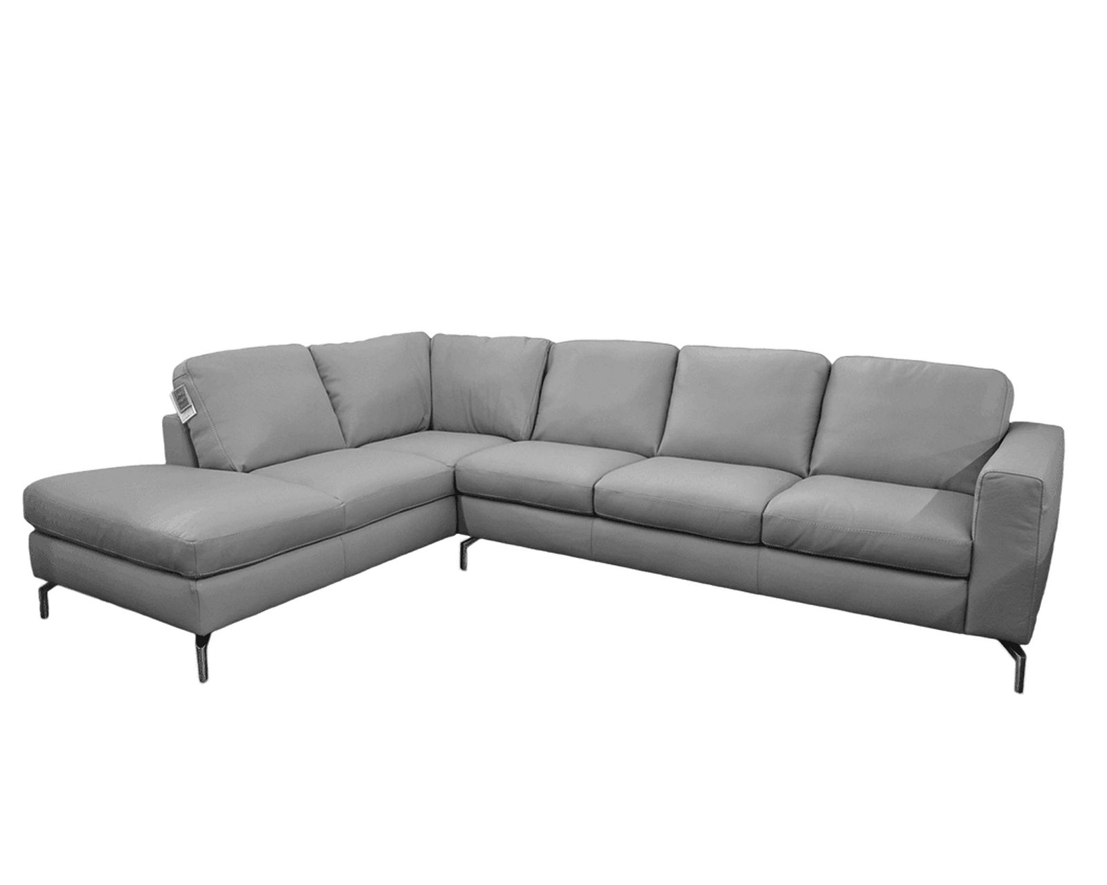 Sollievo B845 Sectional (+40 fabrics) - Layout D: Two Piece Sectional - 82" x 116"